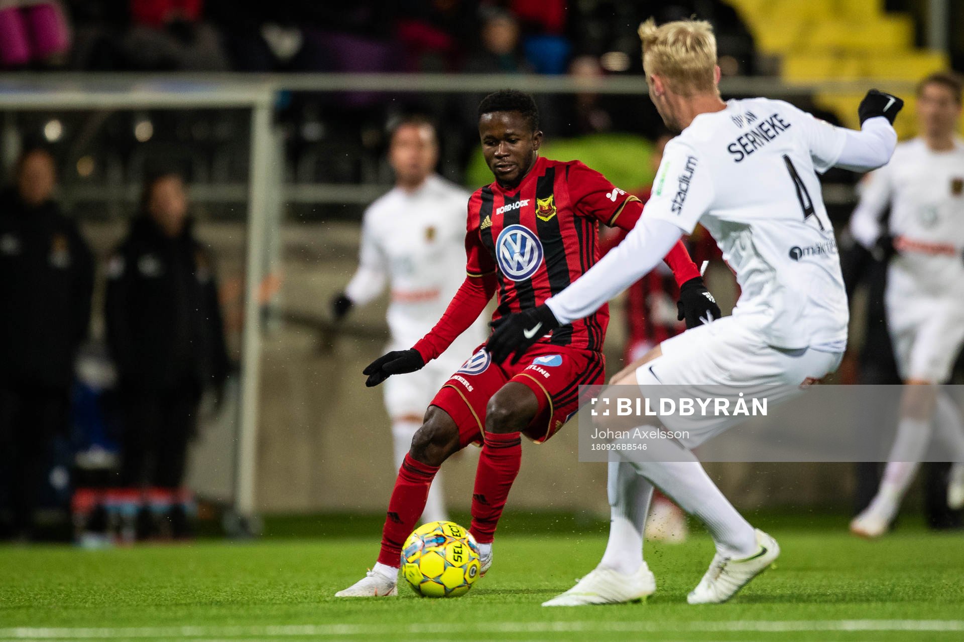Östersunds Frank Ahrin och Brommapojkarnas Ludvig Öhman