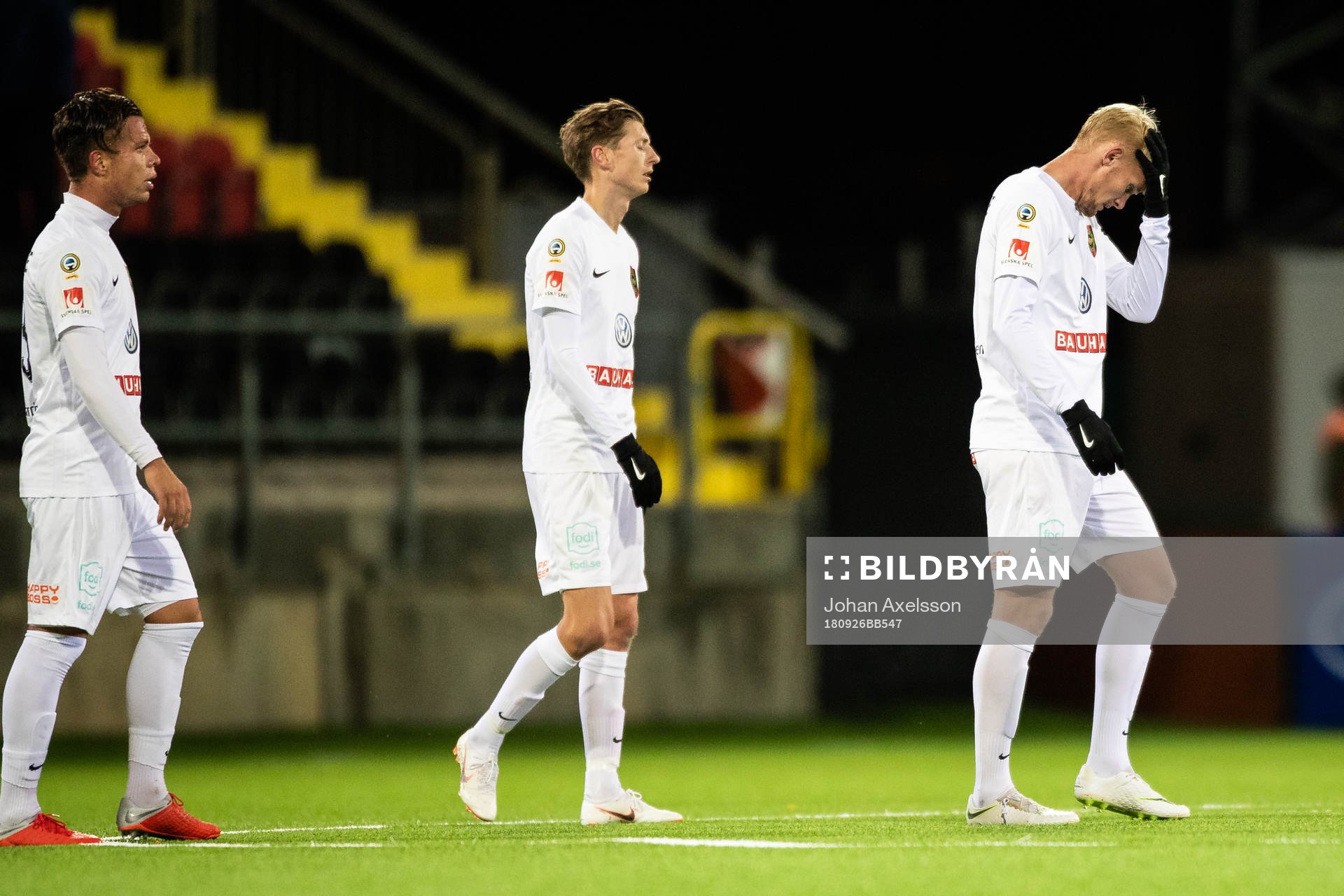Brommapojkarnas Erik Figueroa, Johan Falkmar  och Fritiof