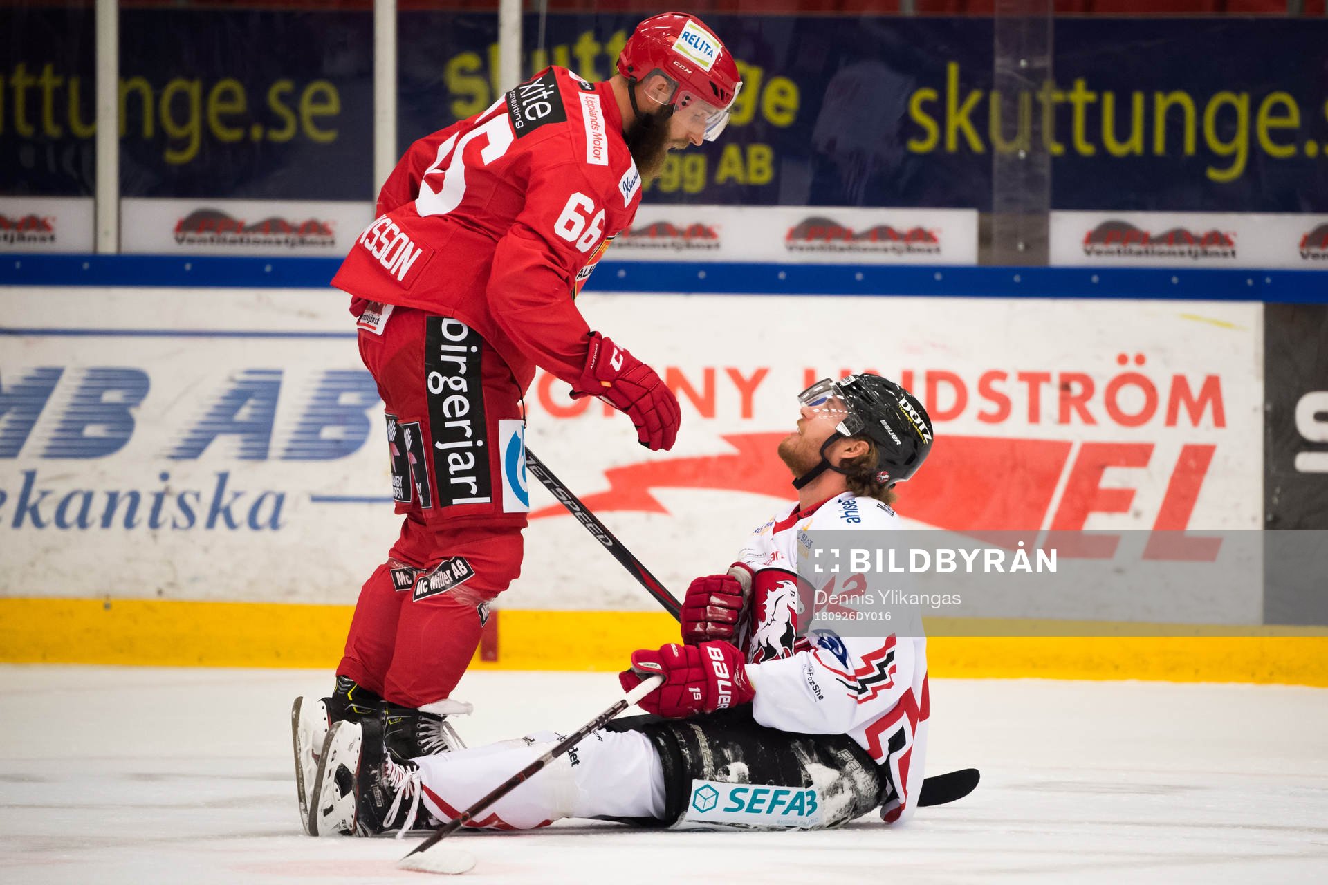 Vita Hästens Lukas Löfquist och Måns Hermansson