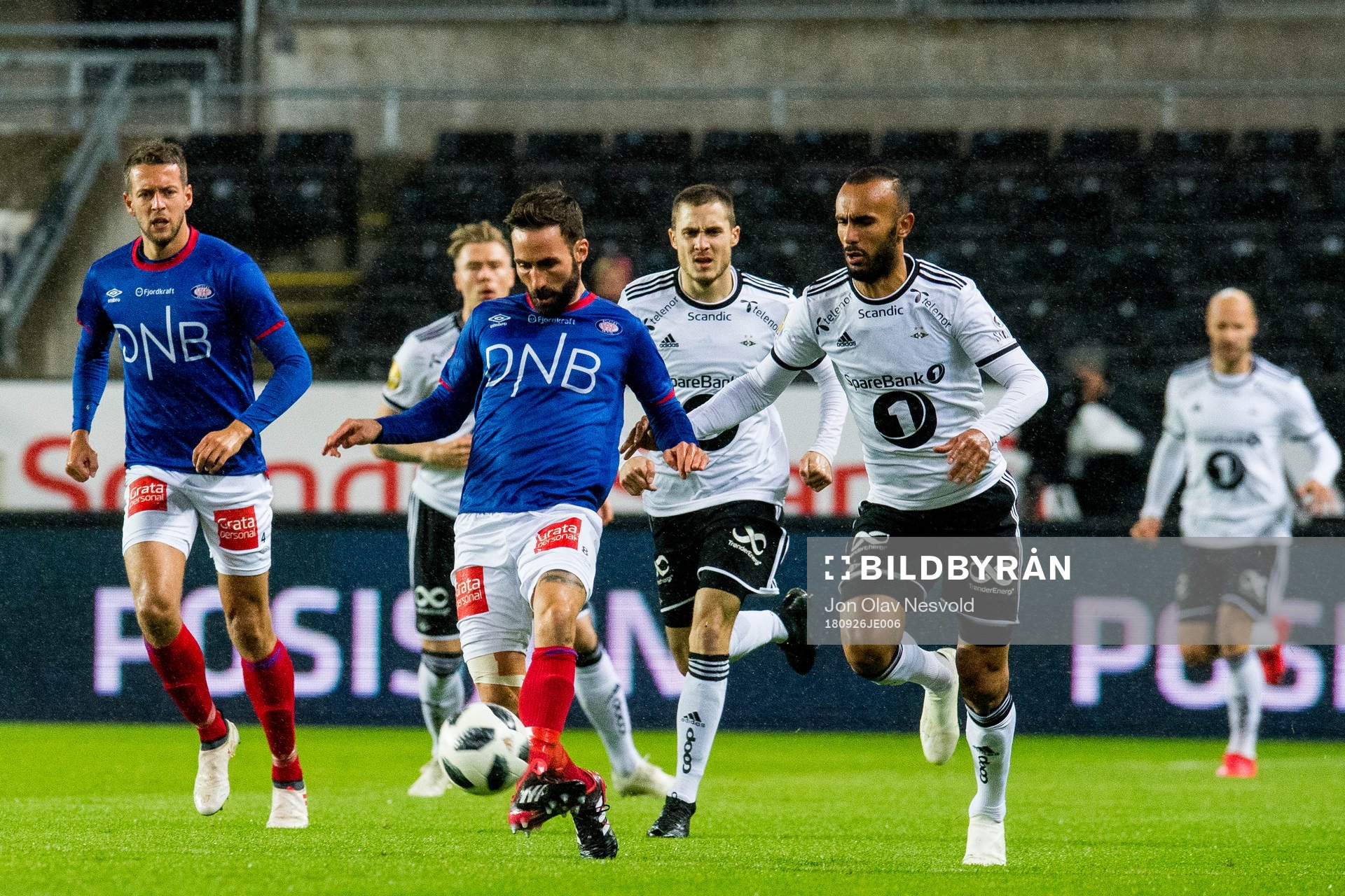 Magnus Lekven of Vålerenga and Issam Jebali of Rosenborg