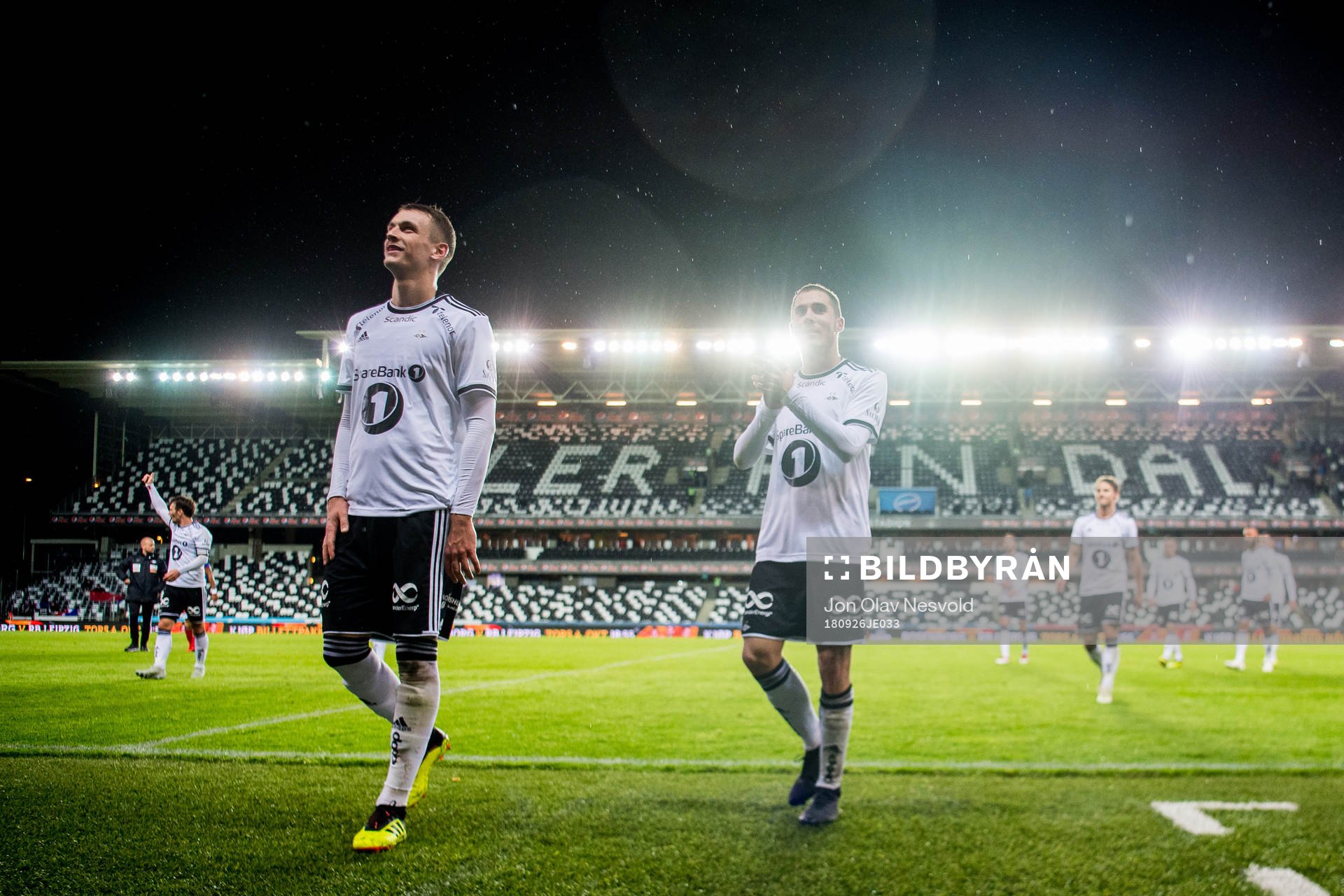 Besim Serbecic and Djordje Denic of Rosenborg