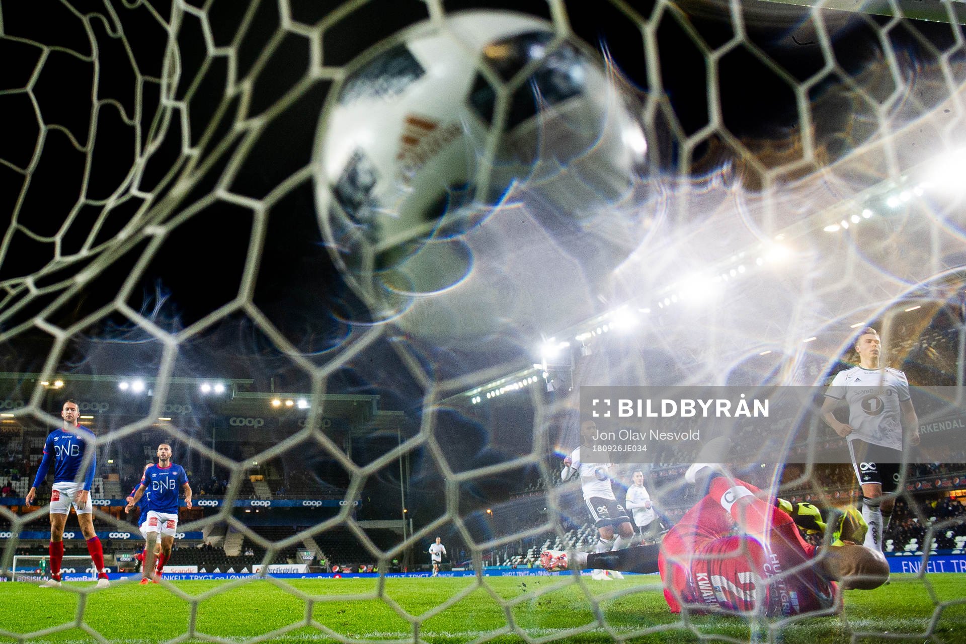 Alexander Søderlund of Rosenborg scores the 2-0 goal