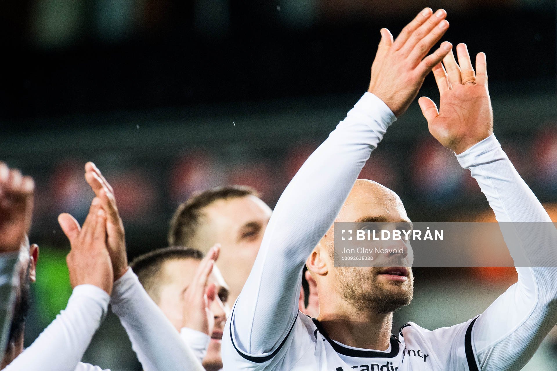 Tore Reginiussen of Rosenborg celebrates