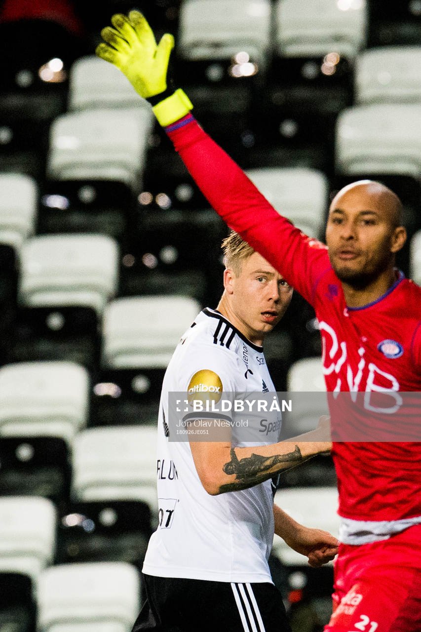 Alexander Søderlund of Rosenborg celebrates the 2-0 goal