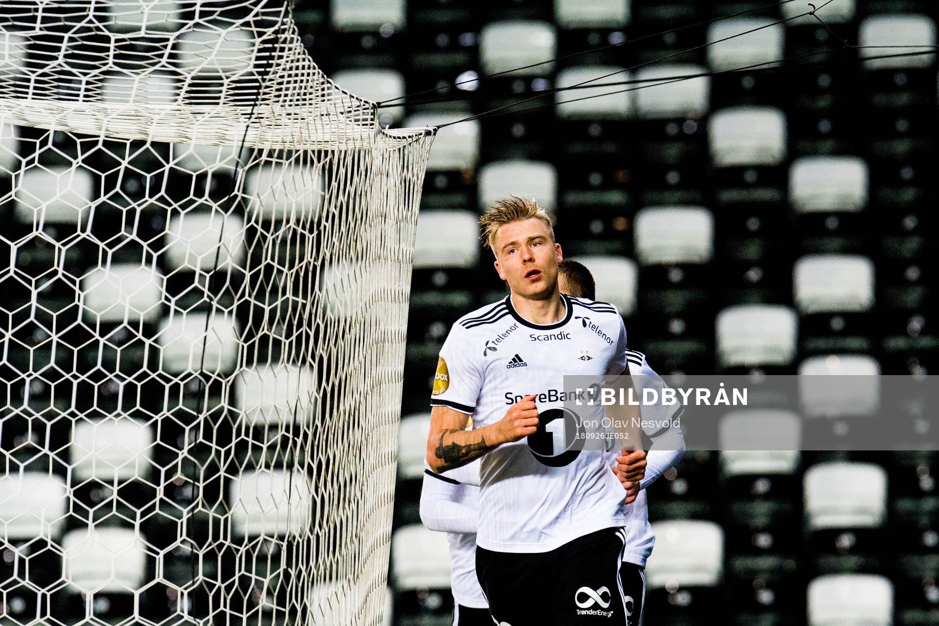 Alexander Søderlund of Rosenborg celebrates the 2-0 goal