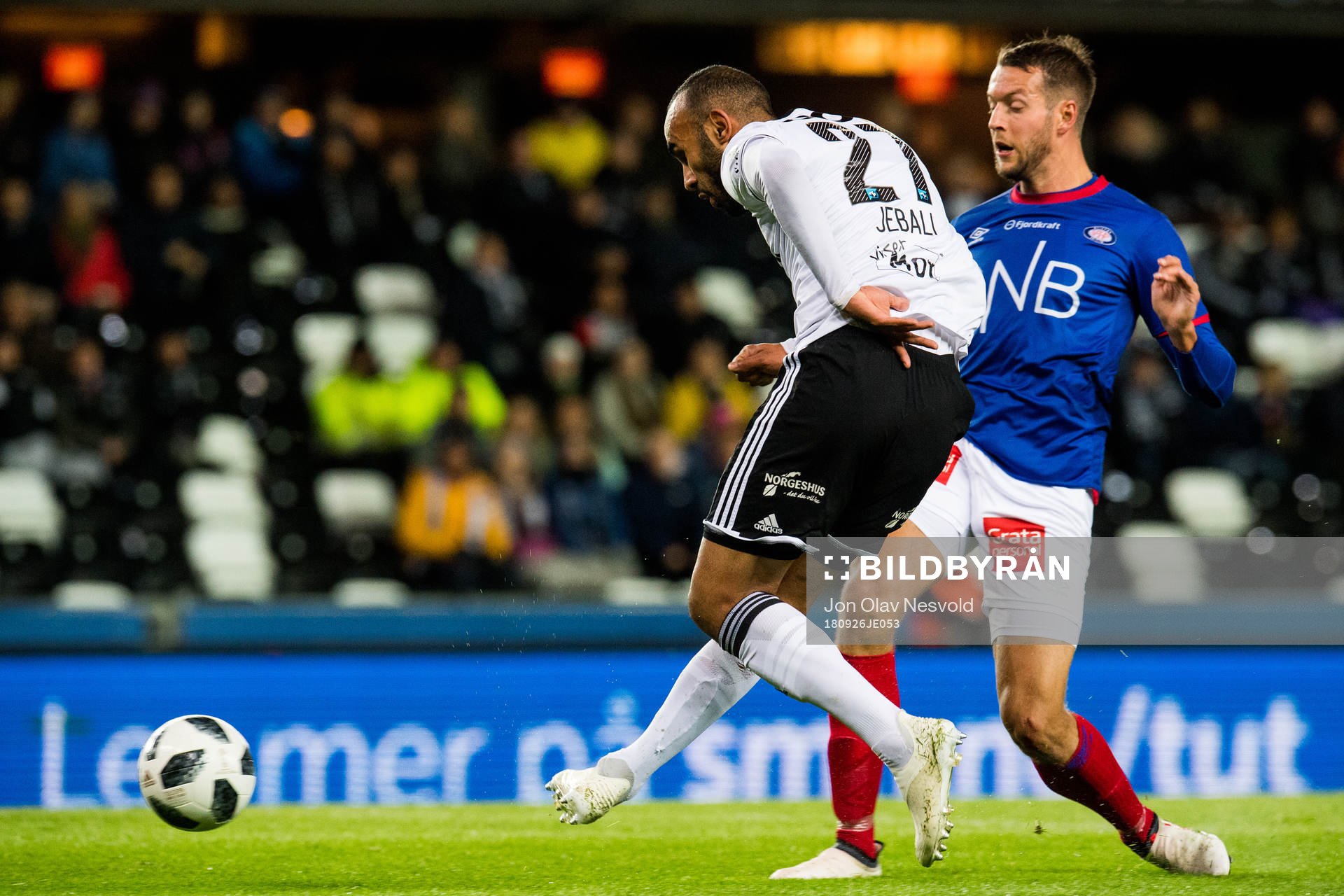 Issam Jebali of Rosenborg misses a chance to score