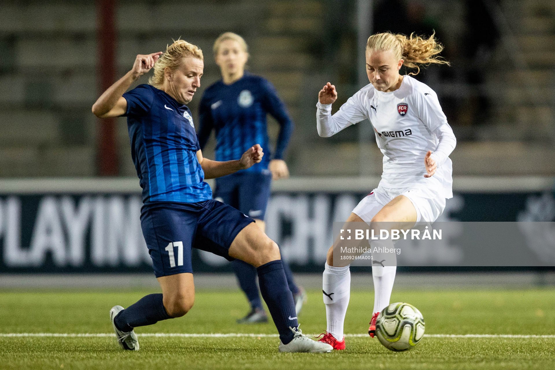 Rjazans Elena Morozova och Rosengårds Ebba Wieder