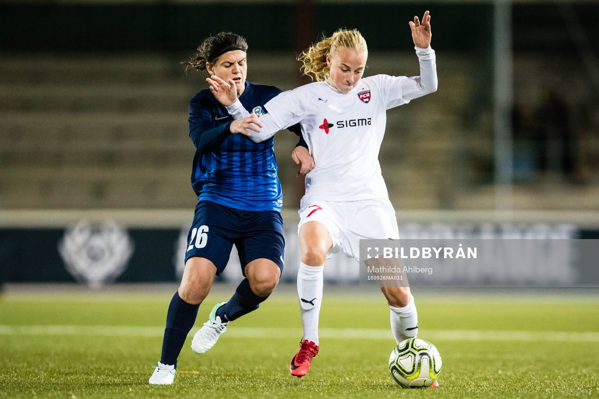 Rjazans Anna Sinyutina och Rosengårds Ebba Wieder
