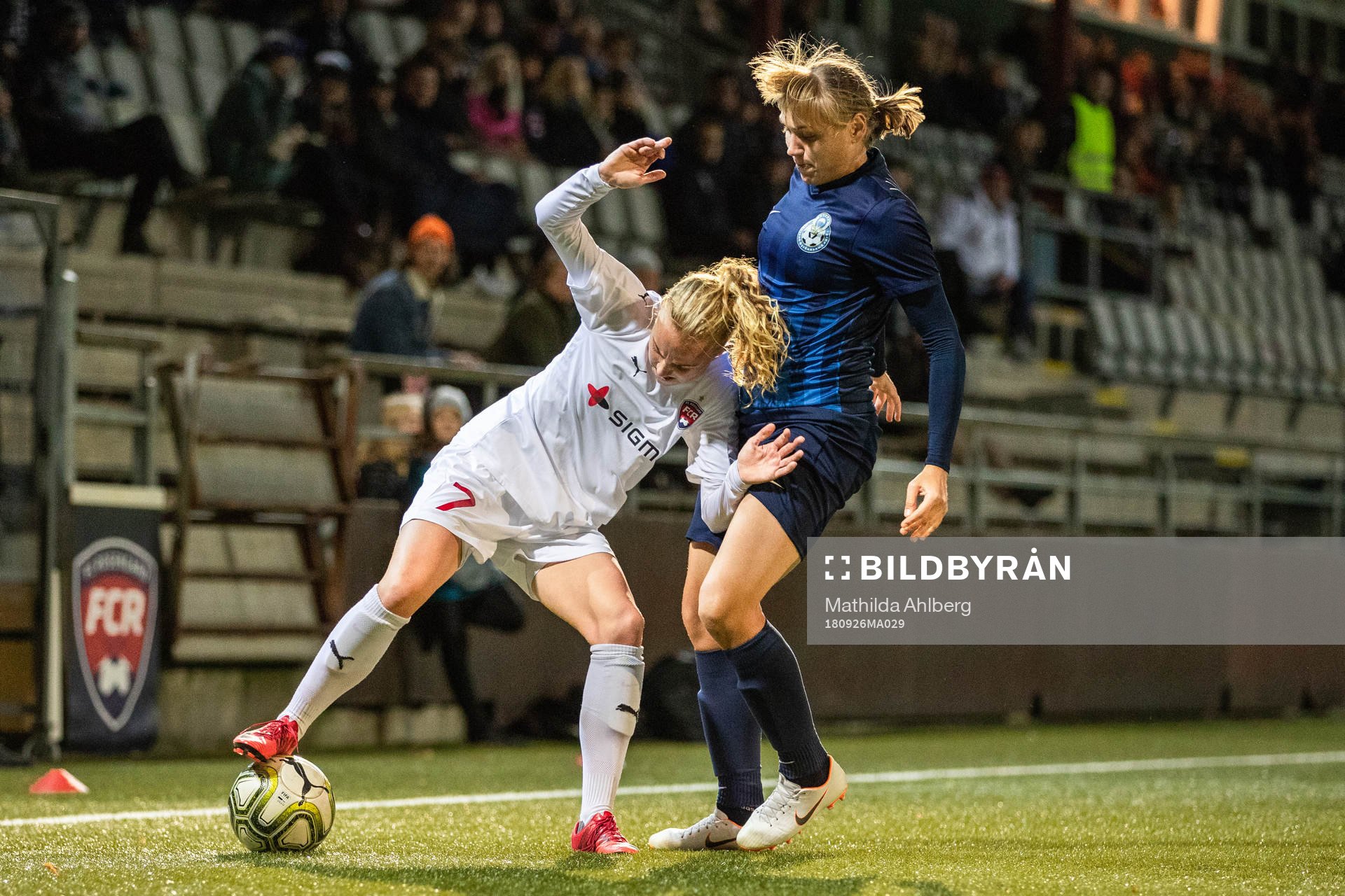 Rosengårds Ebba Wieder och Rjazans Kristina Chichkala