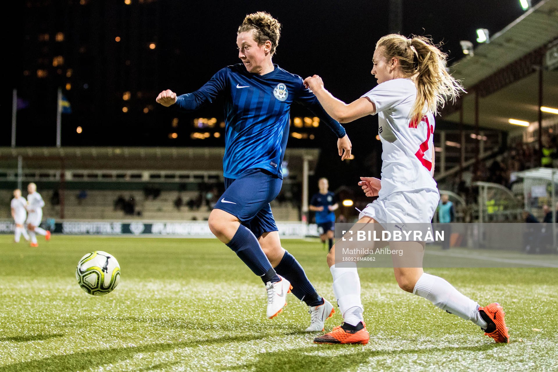 Rjazans Liubov Kipyatkova och Rosengårds Fiona Brown