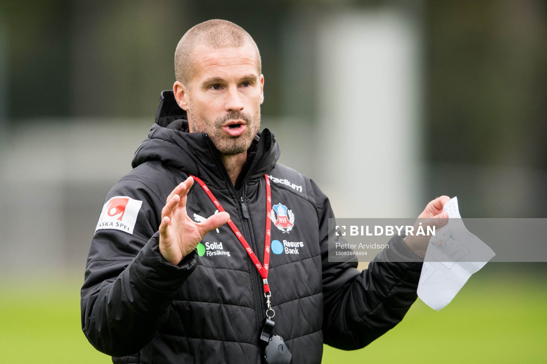 Assisterande tränare Christoffer Andersson