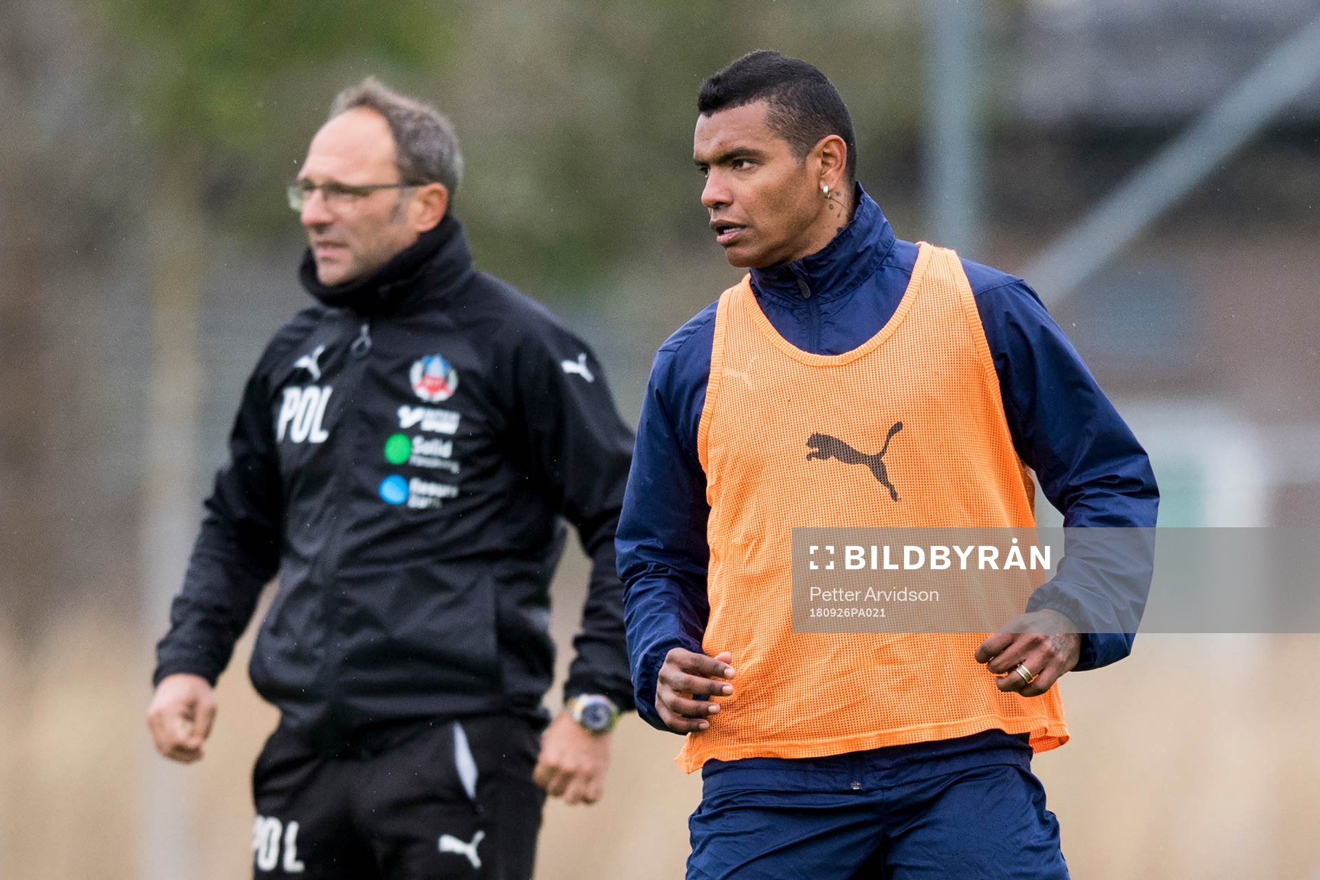 Wanderson Do Carmo och tränare Per-Ola Ljung