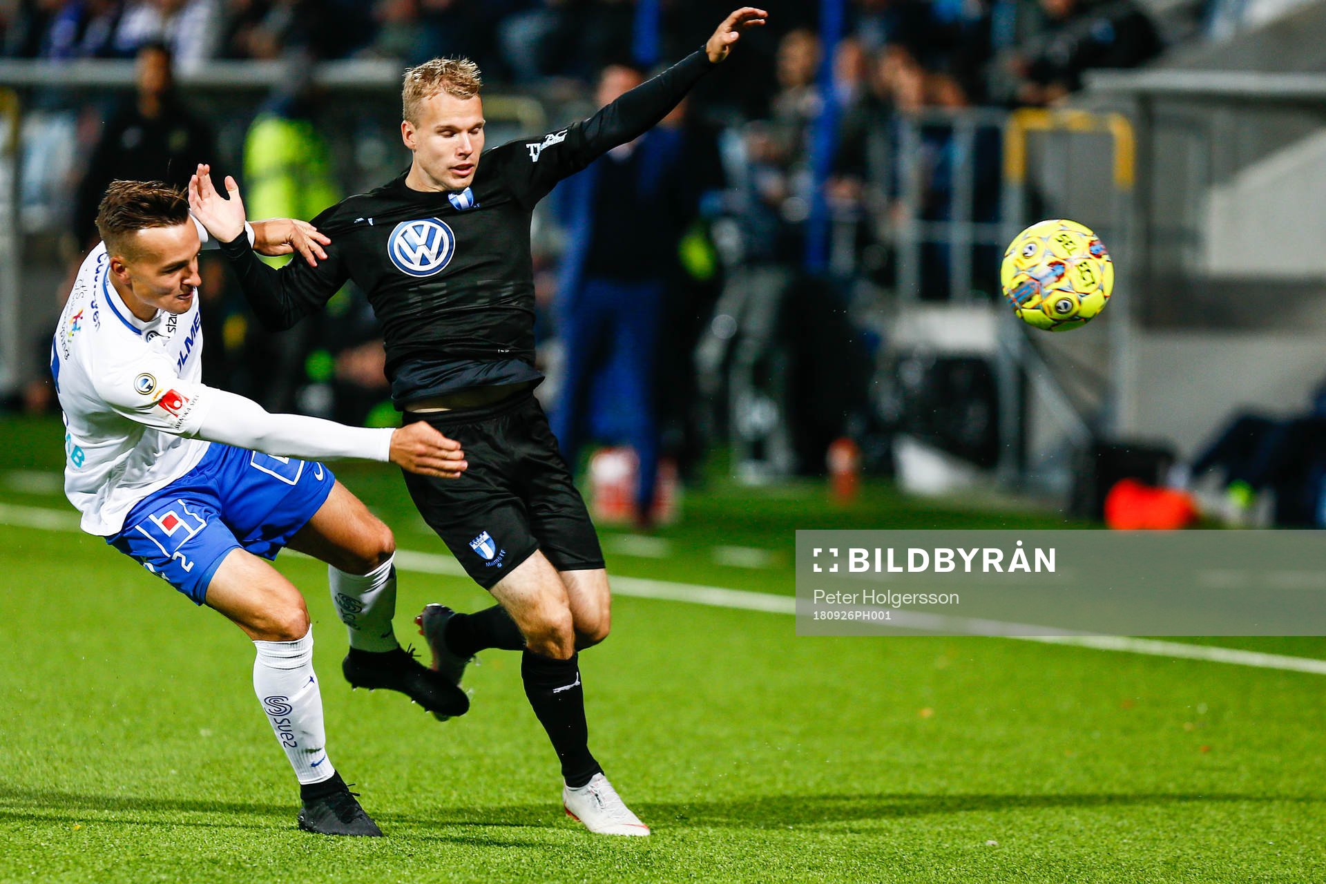 Norrköpings Henrik Castegren och Malmö FFs Oscar Lewicki