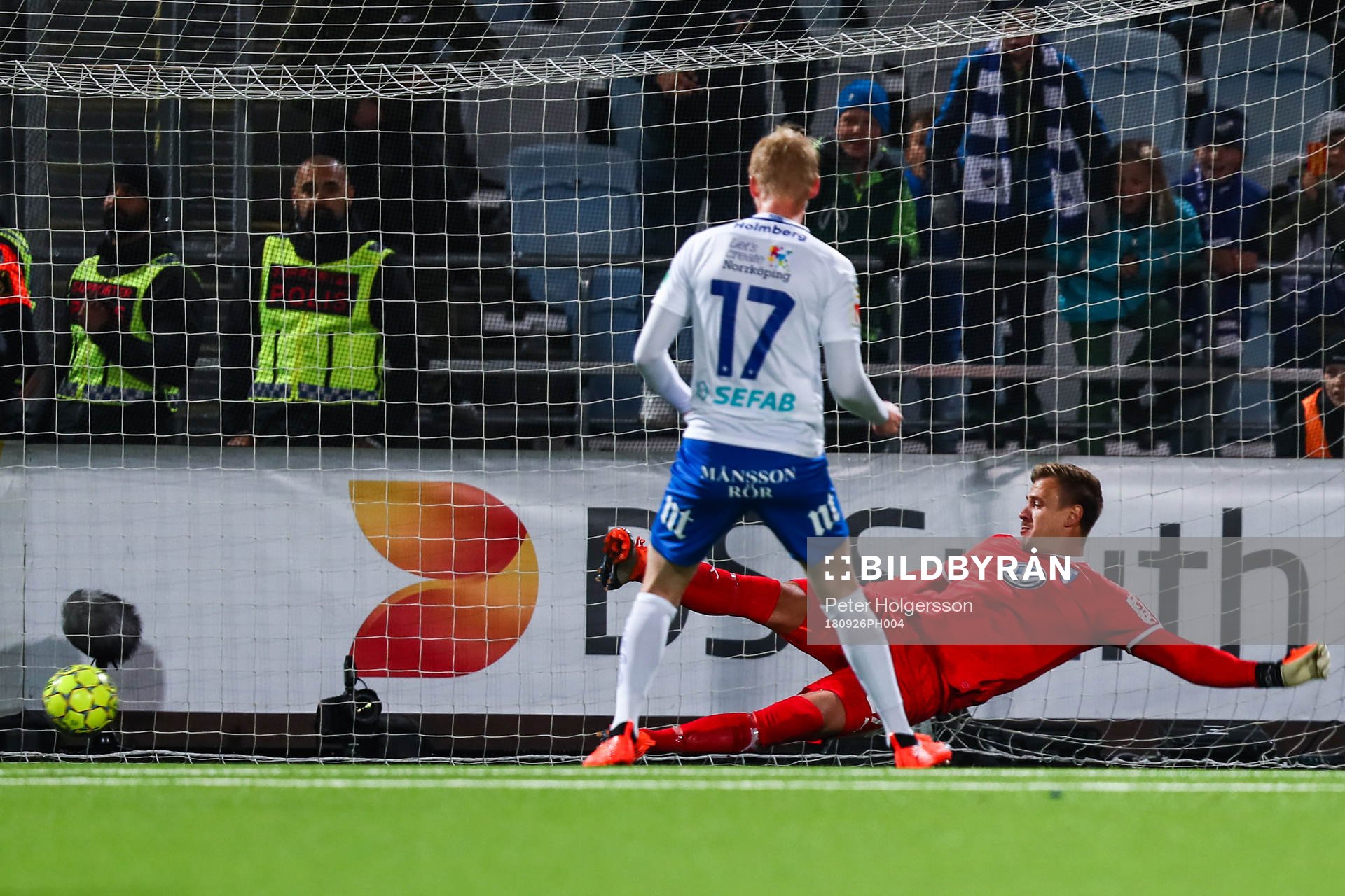 Norrköpings Kalle Holmberg gör 2-1