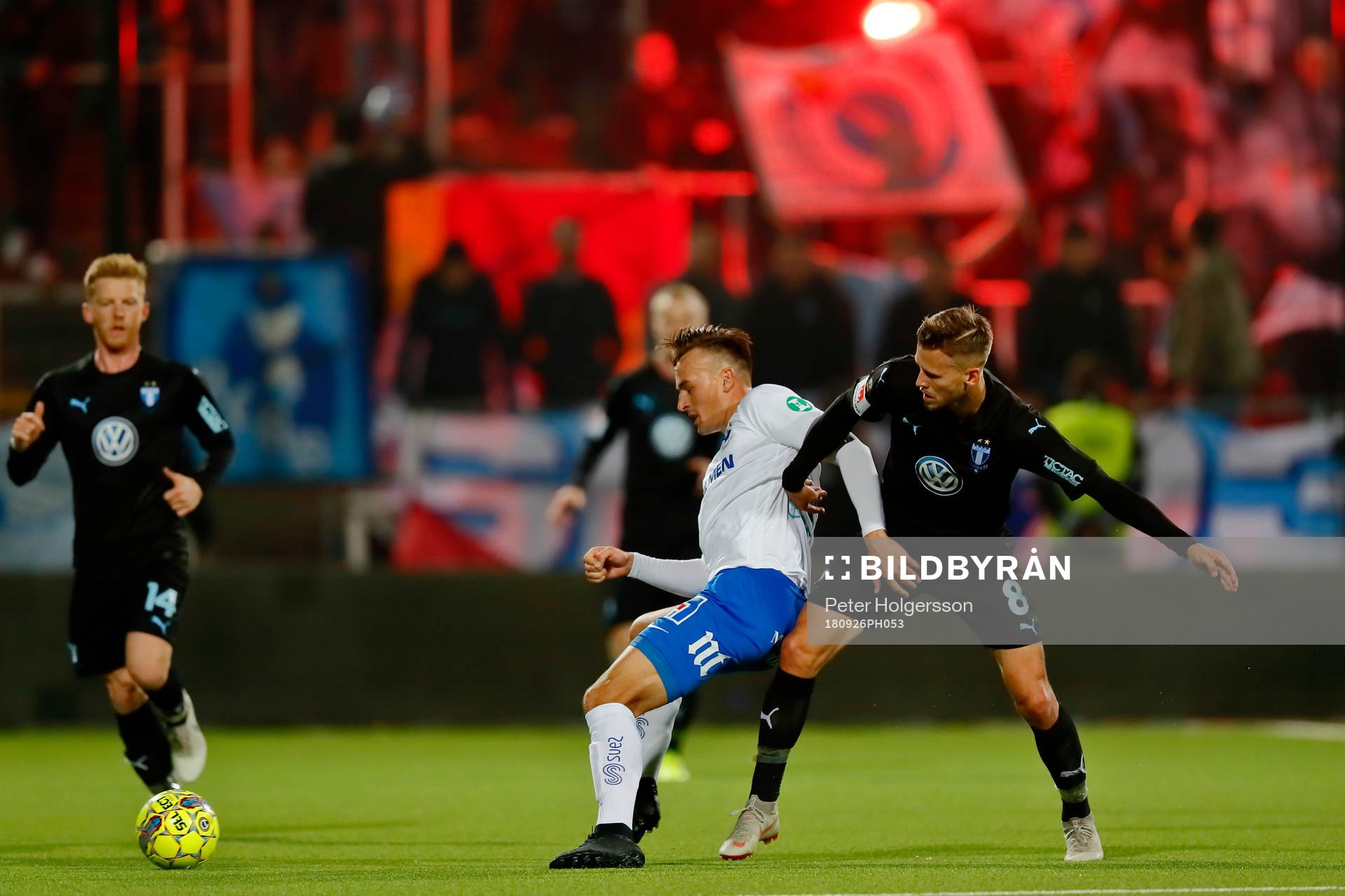 Norrköpings Henrik Castegren och Malmö FFs Arnór Ingvi