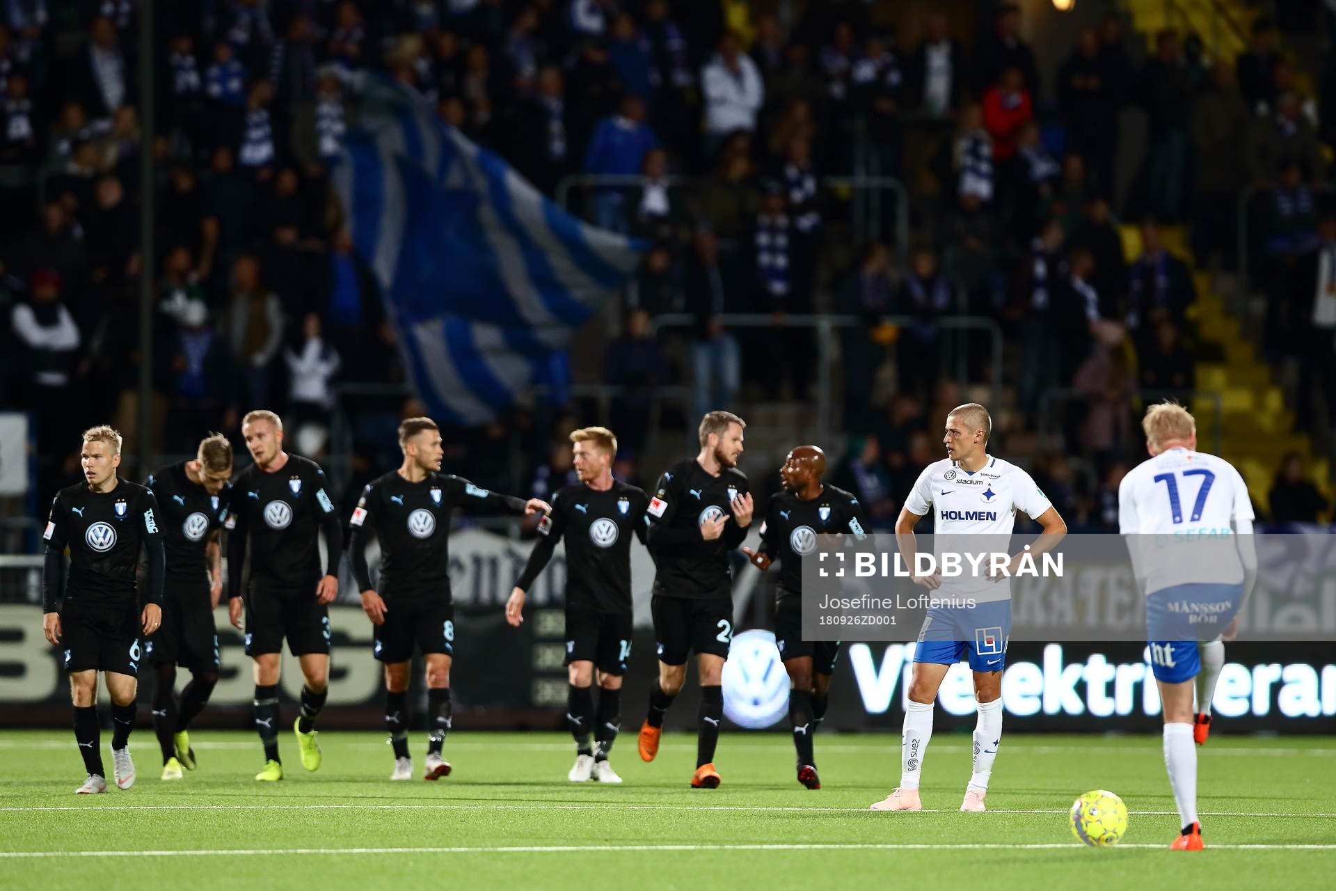 Malmö FFs spelare jublar