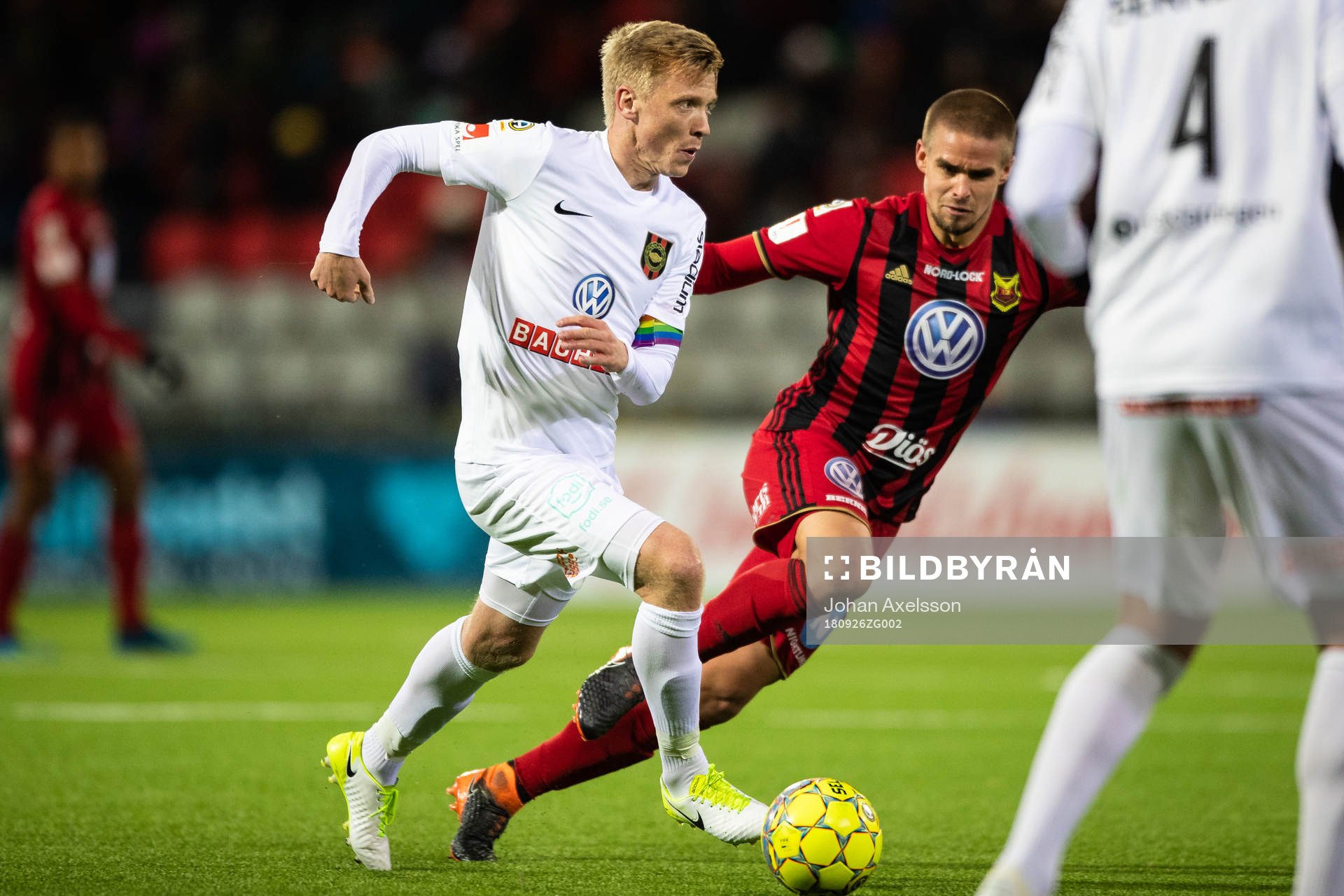 Brommapojkarnas Gustav Sandberg Magnusson  och Östersunds