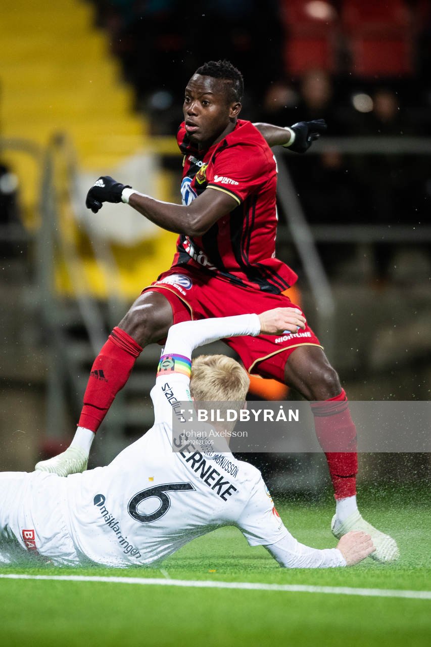 Östersunds Patrick Kpozo och Brommapojkarnas Gustav