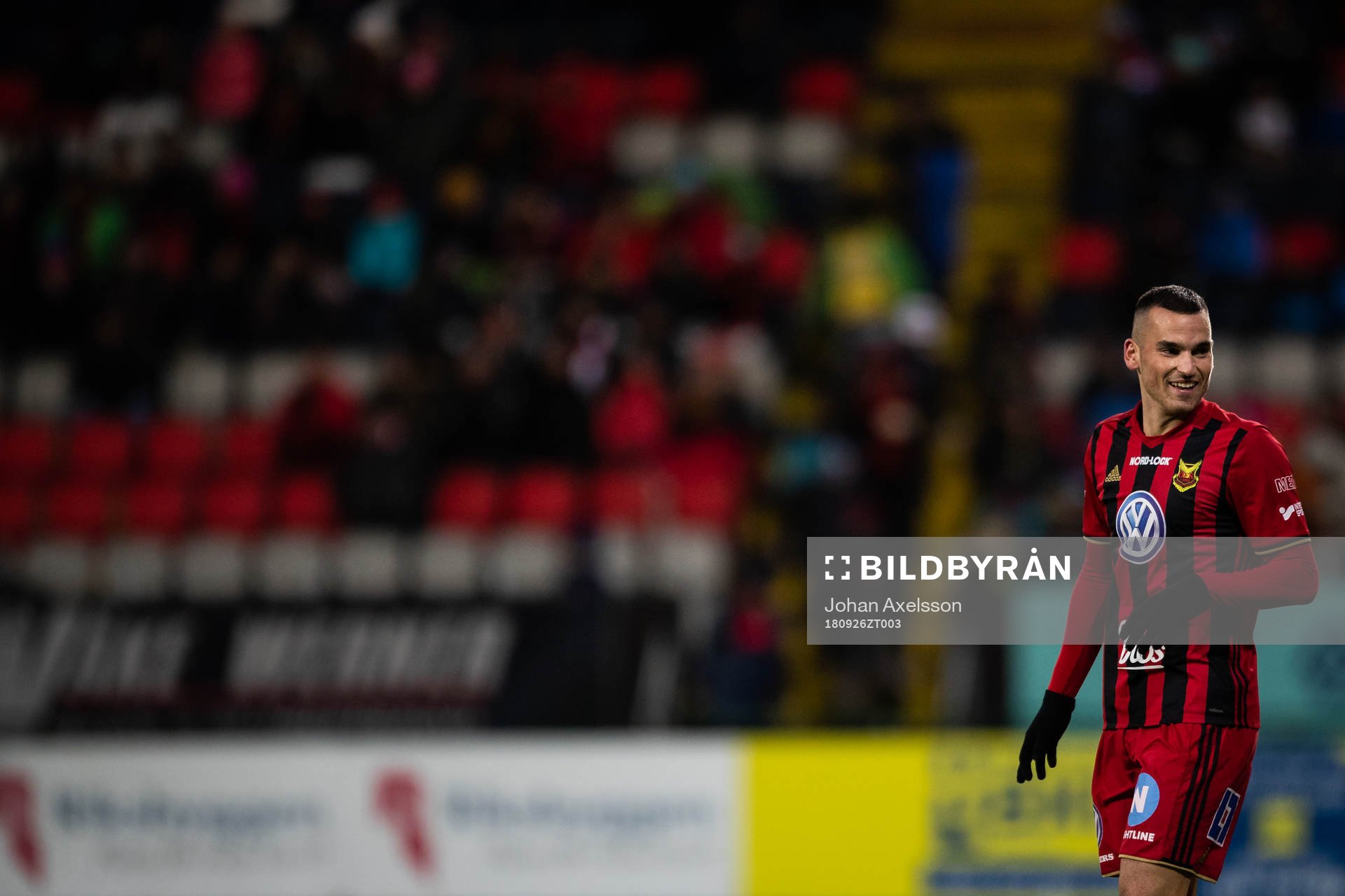 Östersunds Dino Islamovic ler