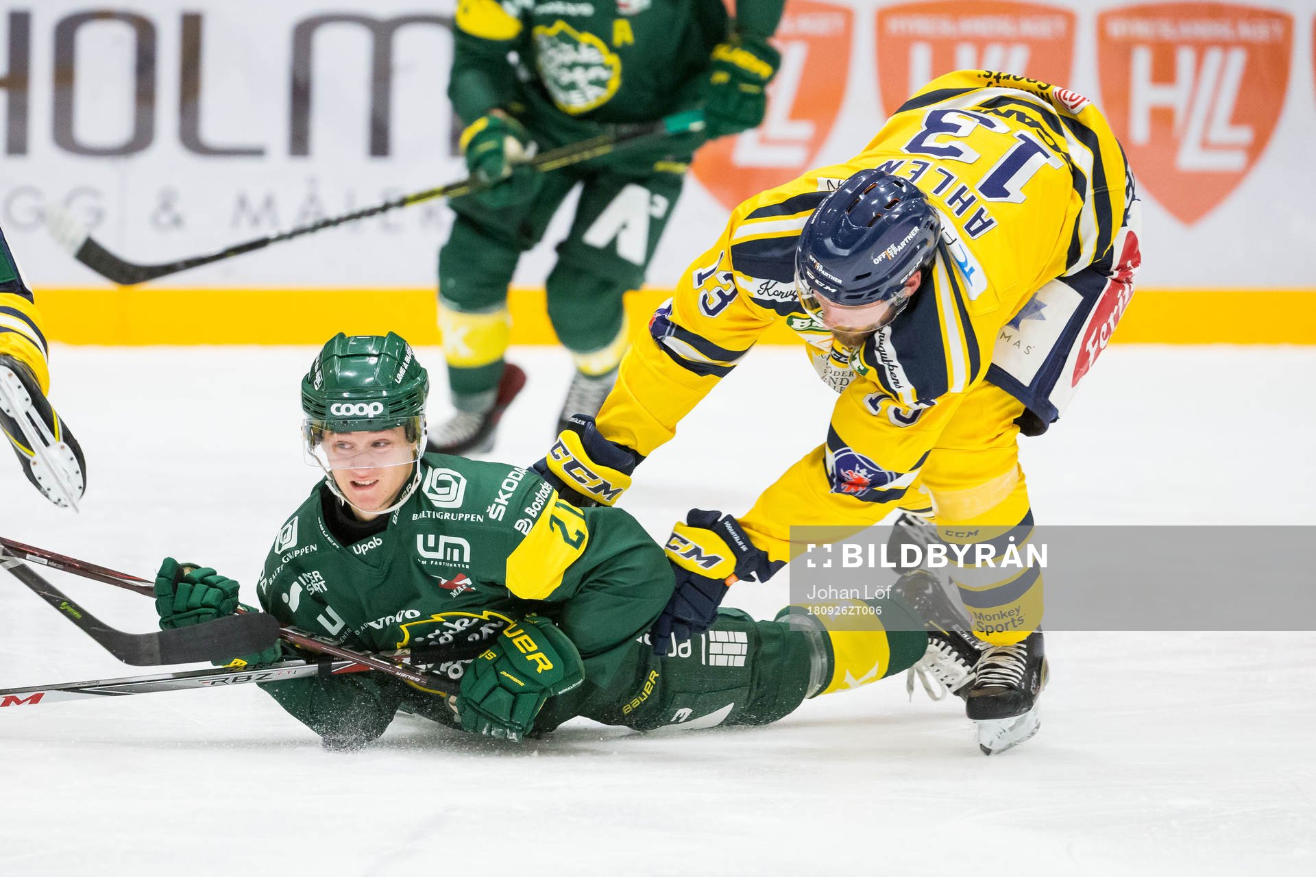 Björklövens Erik Rainersson och Södertäljes Mikael