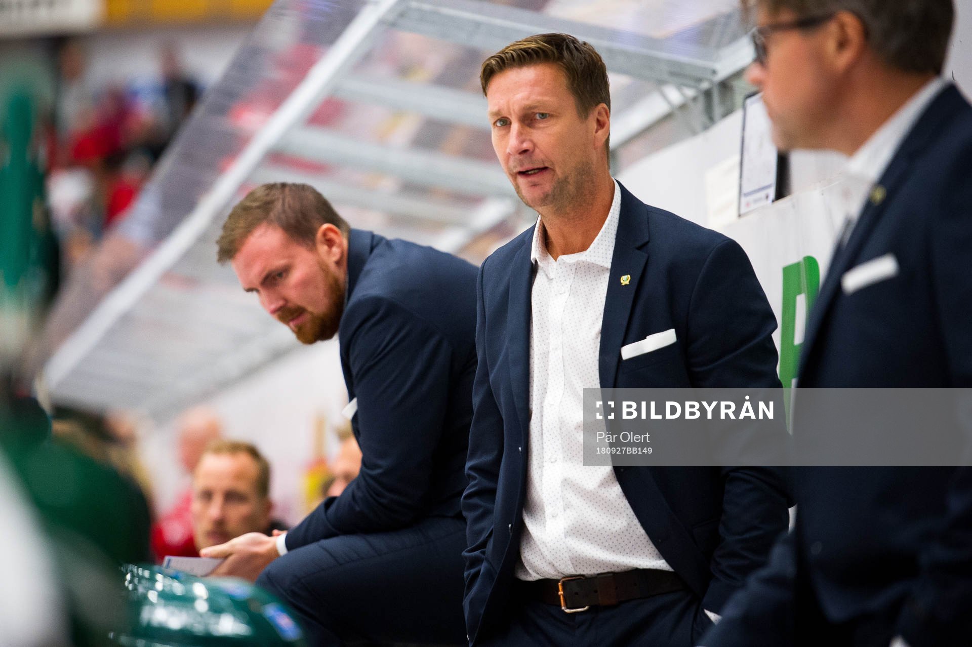 Färjestads tränare Johan Pennerborn
