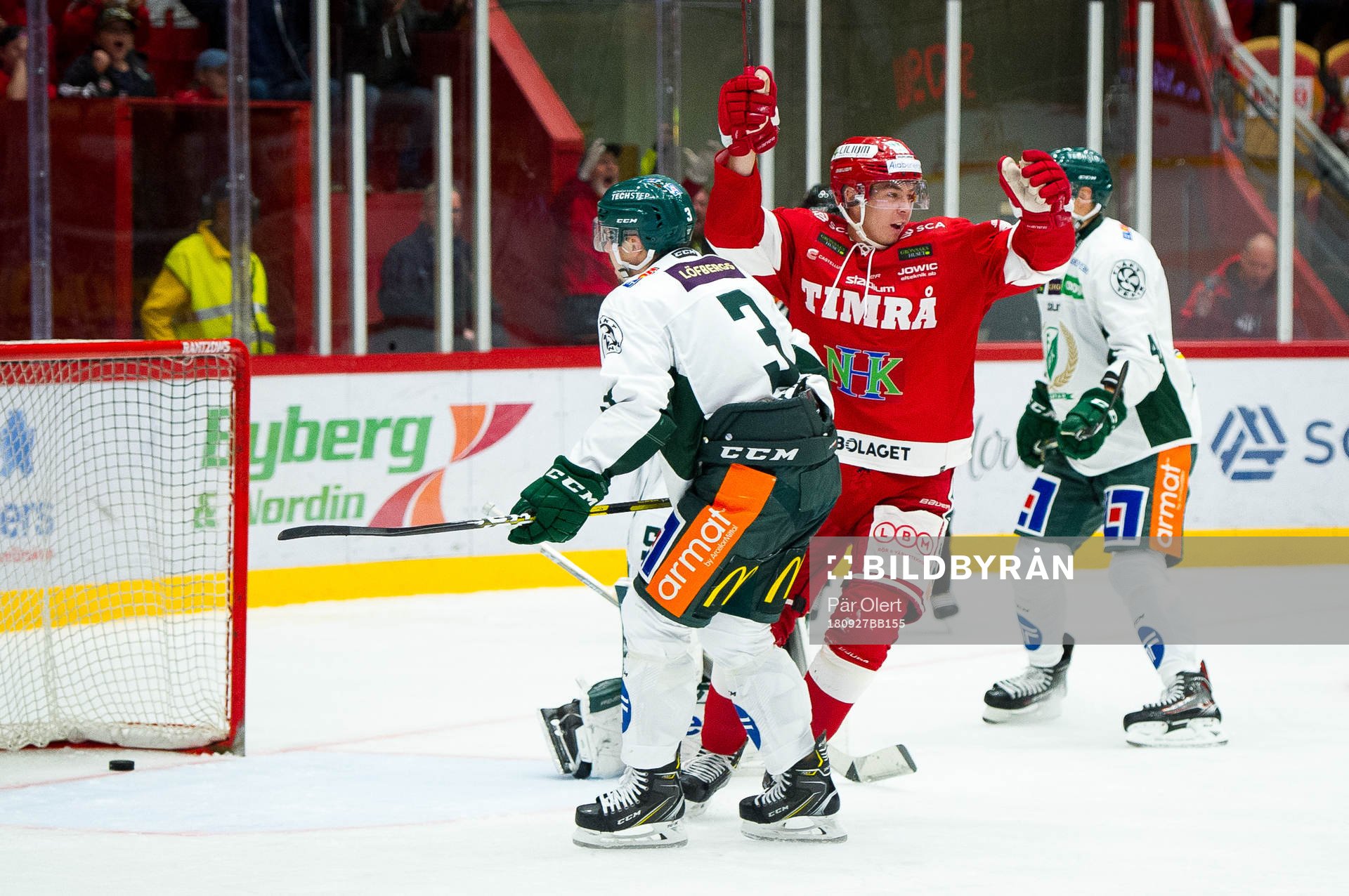 Timrås Patrik Blomberg jublar