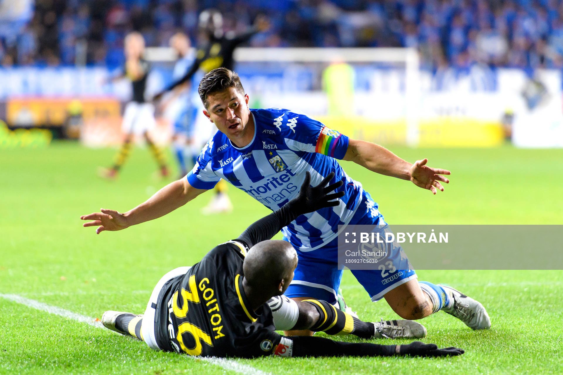 s Henok Goitom och IFK Göteborgs David Boo Wiklander