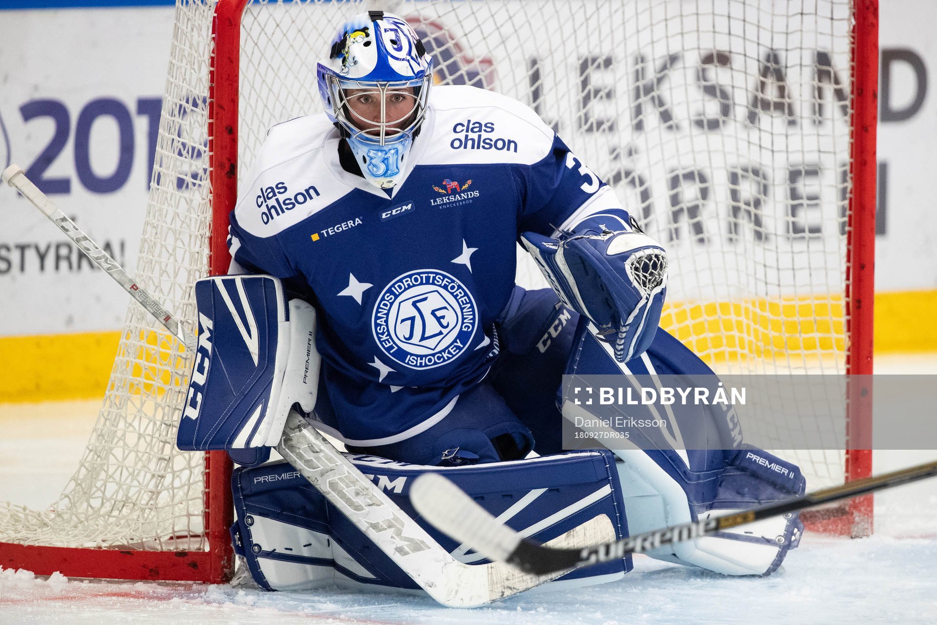 Leksands målvakt Julia Åberg
