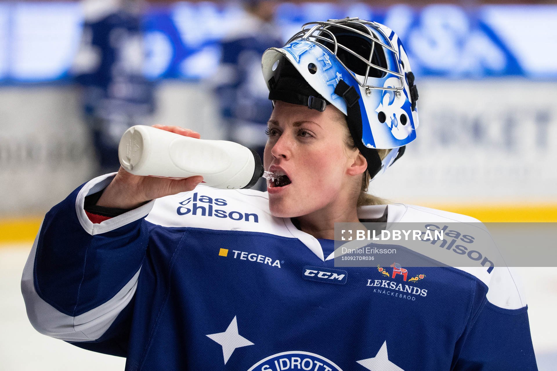 Leksands målvakt Julia Åberg