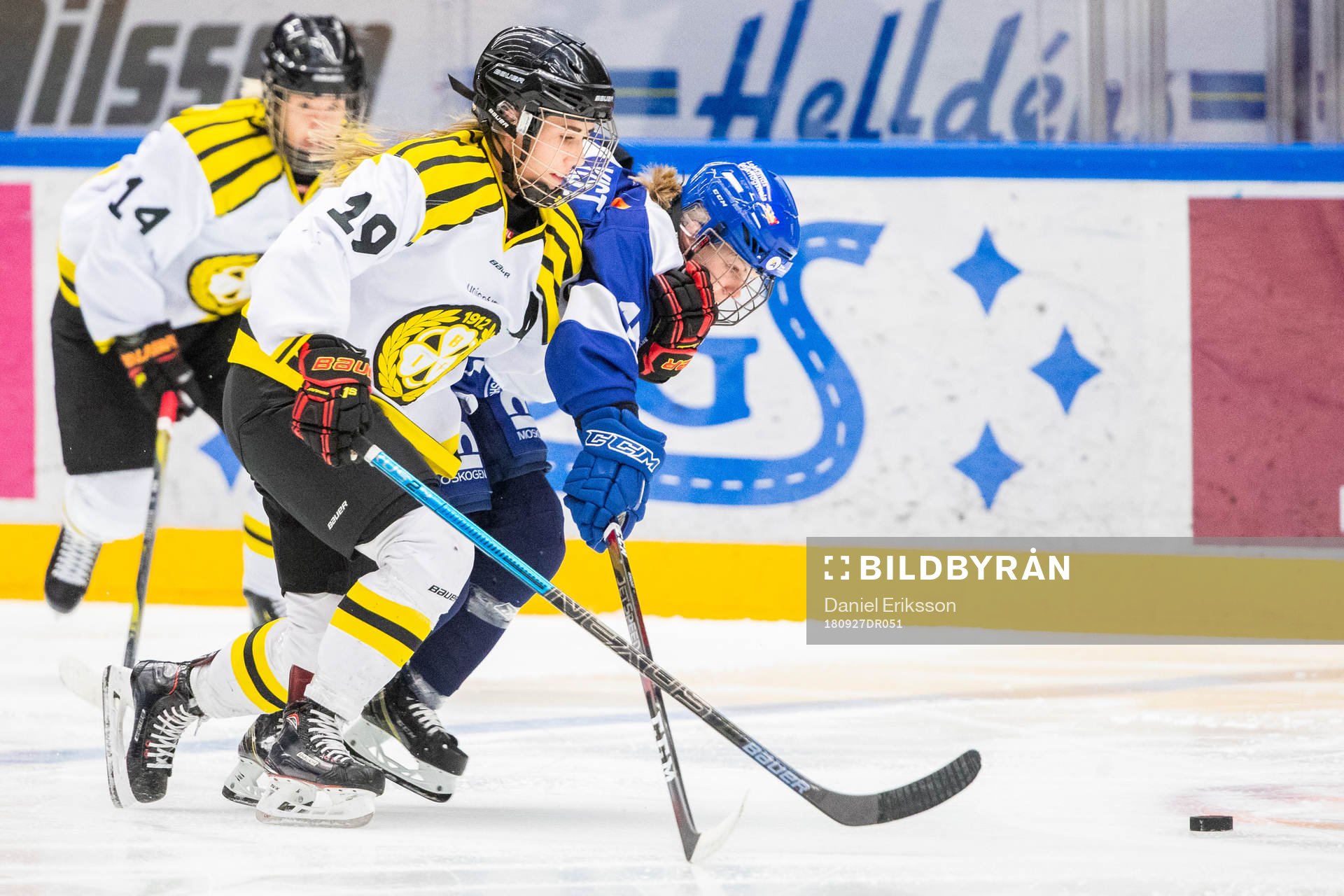 Brynäs Emelie Cordoba och Leksands Hanna Lindqvist