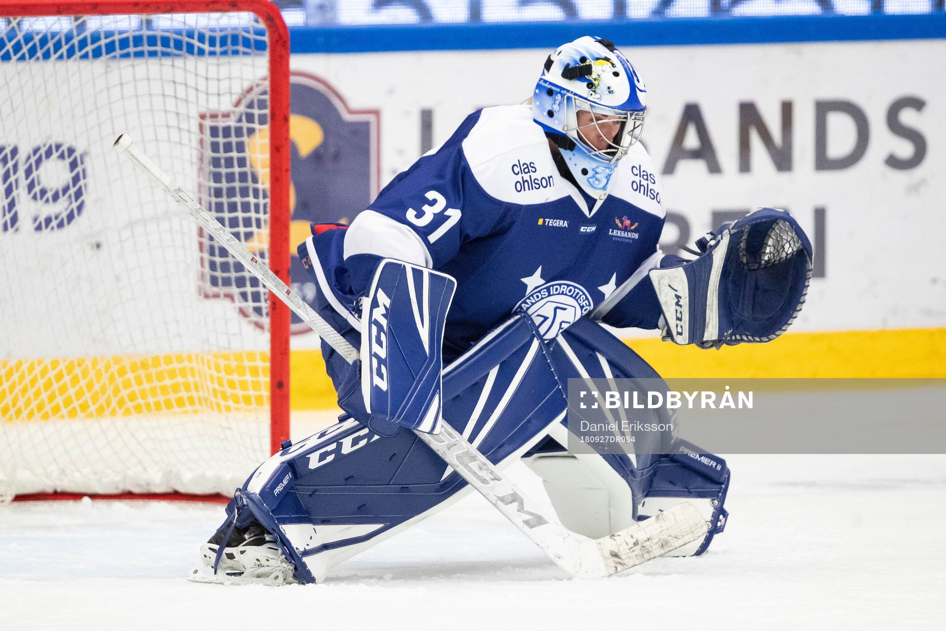 Leksands målvakt Julia Åberg