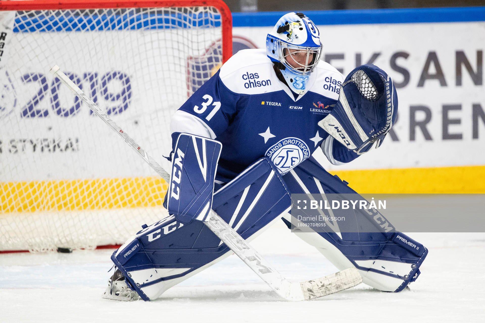 Leksands målvakt Julia Åberg