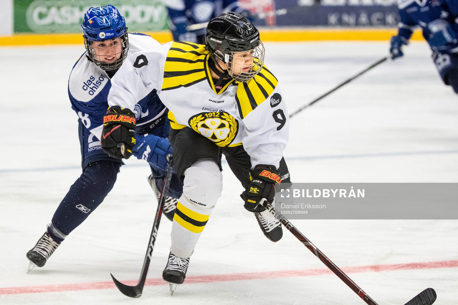 Leksands Samantha Hanson och Brynäs Cassandra Vilgrain