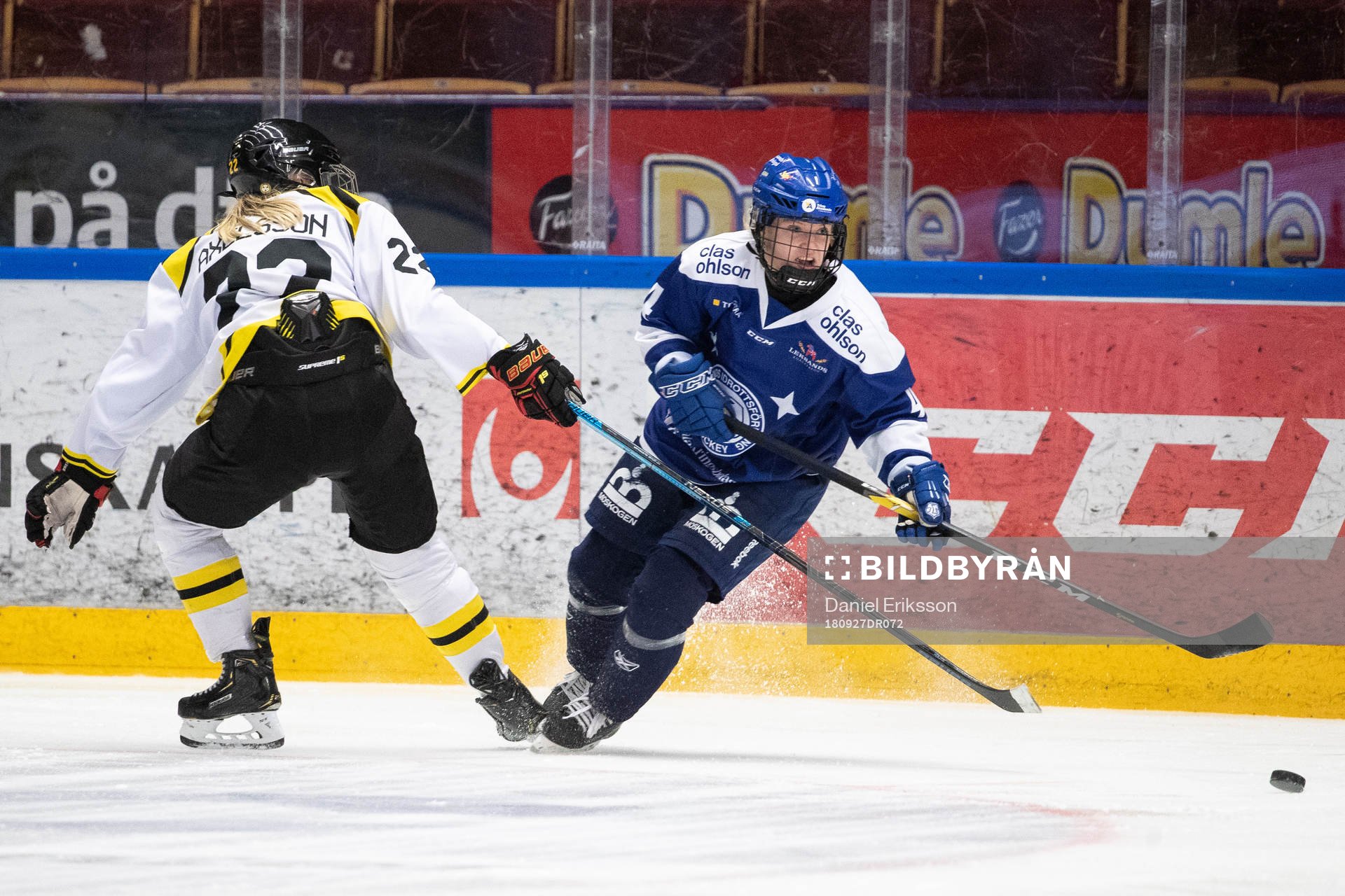 Leksands Wilma Johansson och Brynäs Malin Axelsson