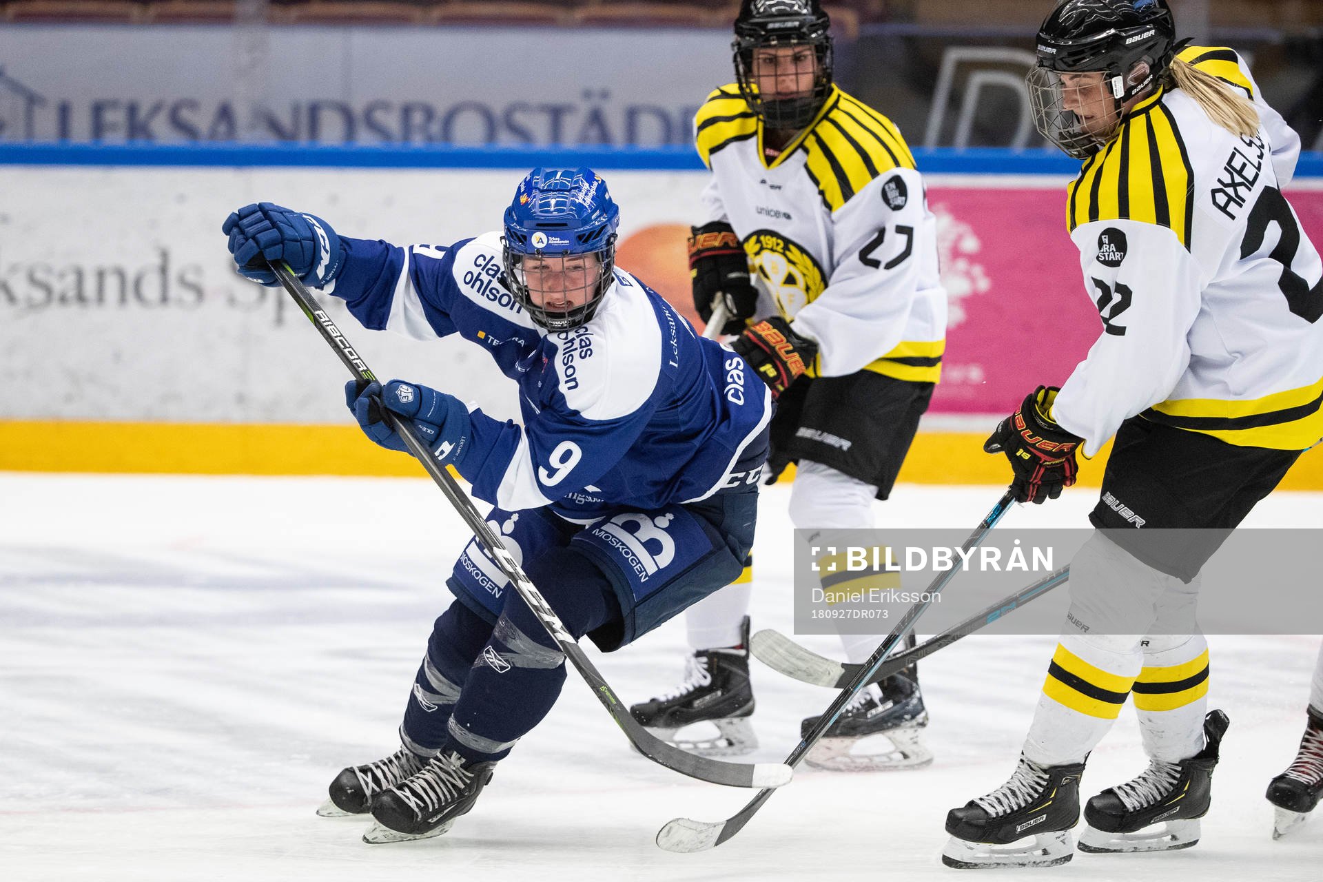 Leksands Madeleine Hall och Brynäs Malin Axelsson