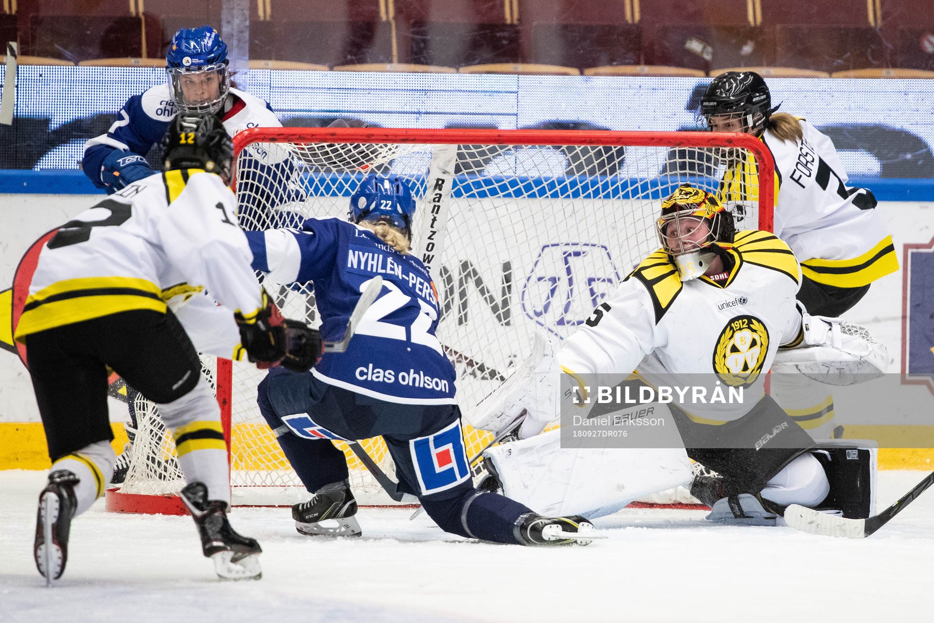 Leksands Maja Nyhlén-Persson kvitterar 2-2 bakom Brynäs