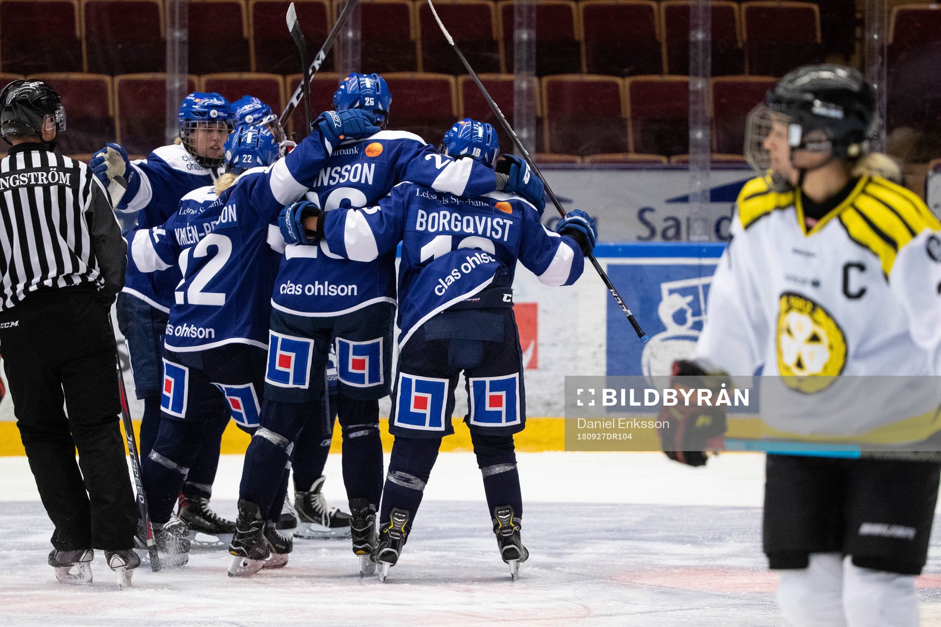 Leksands Alva Johansson jublar