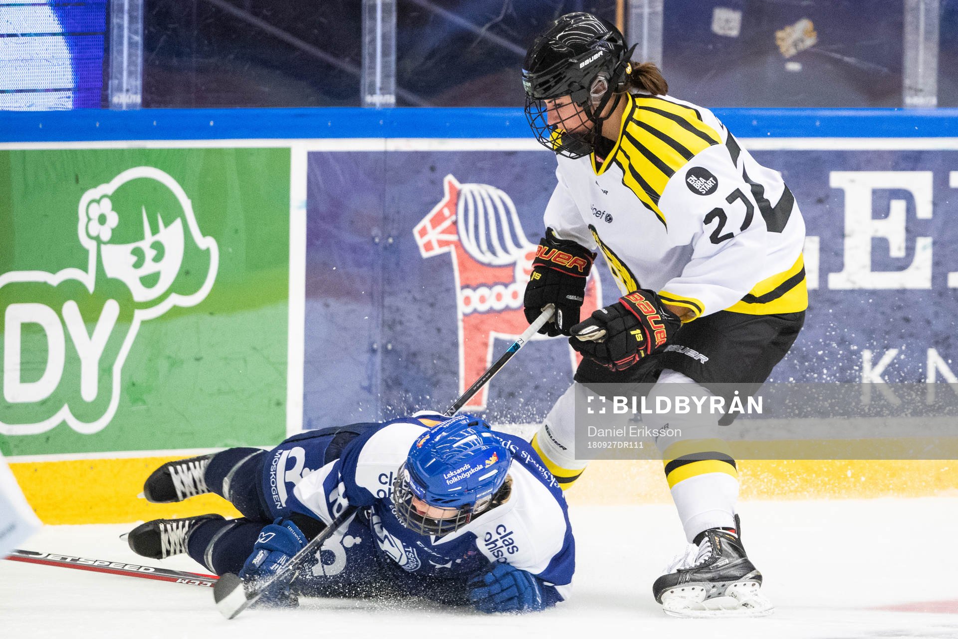 Brynäs Ivana Bilico och Leksands Anna Borgqvist