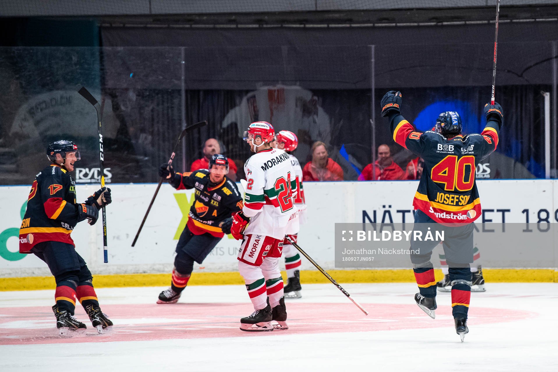 Djurgårdens Jacob Josefsson jublar