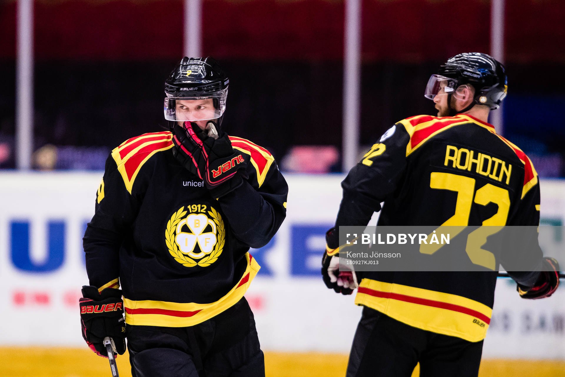 Brynäs Niclas Andersén deppar med Joachim Rohdin