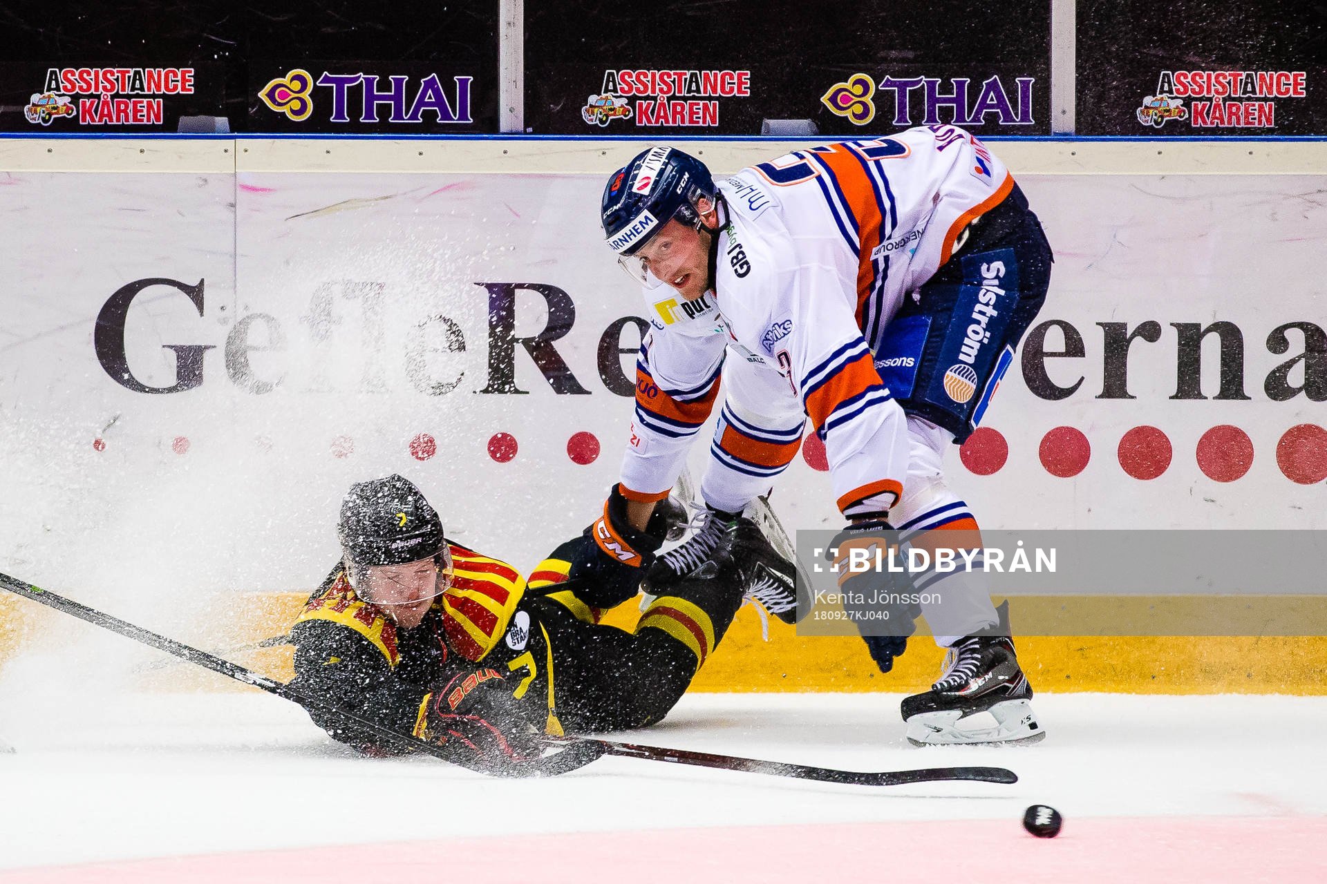 Brynäs Daniel Kristo och Växjös Linus Högberg