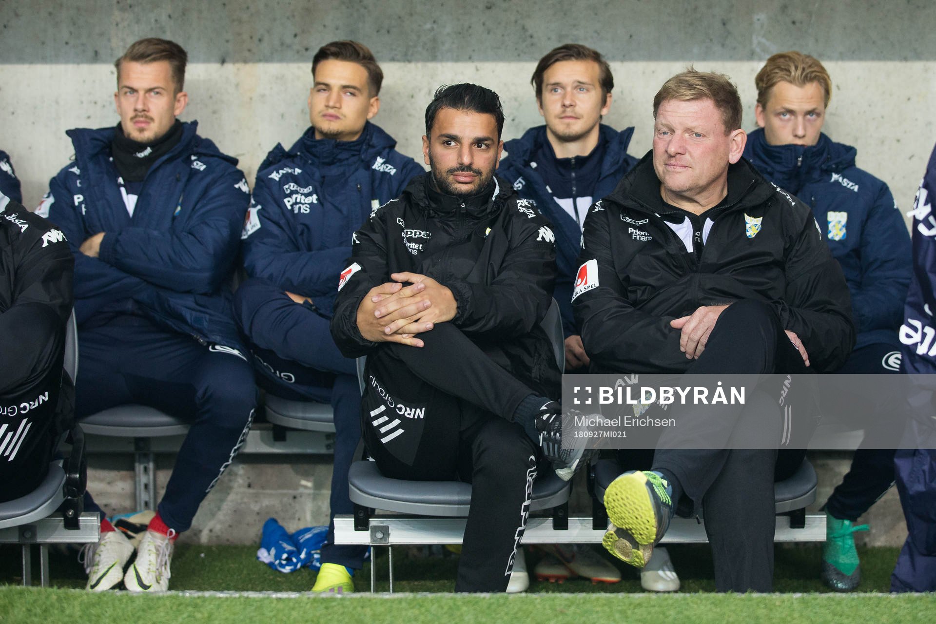IFK Göteborgs tränare Poya Asbaghi och assisterande