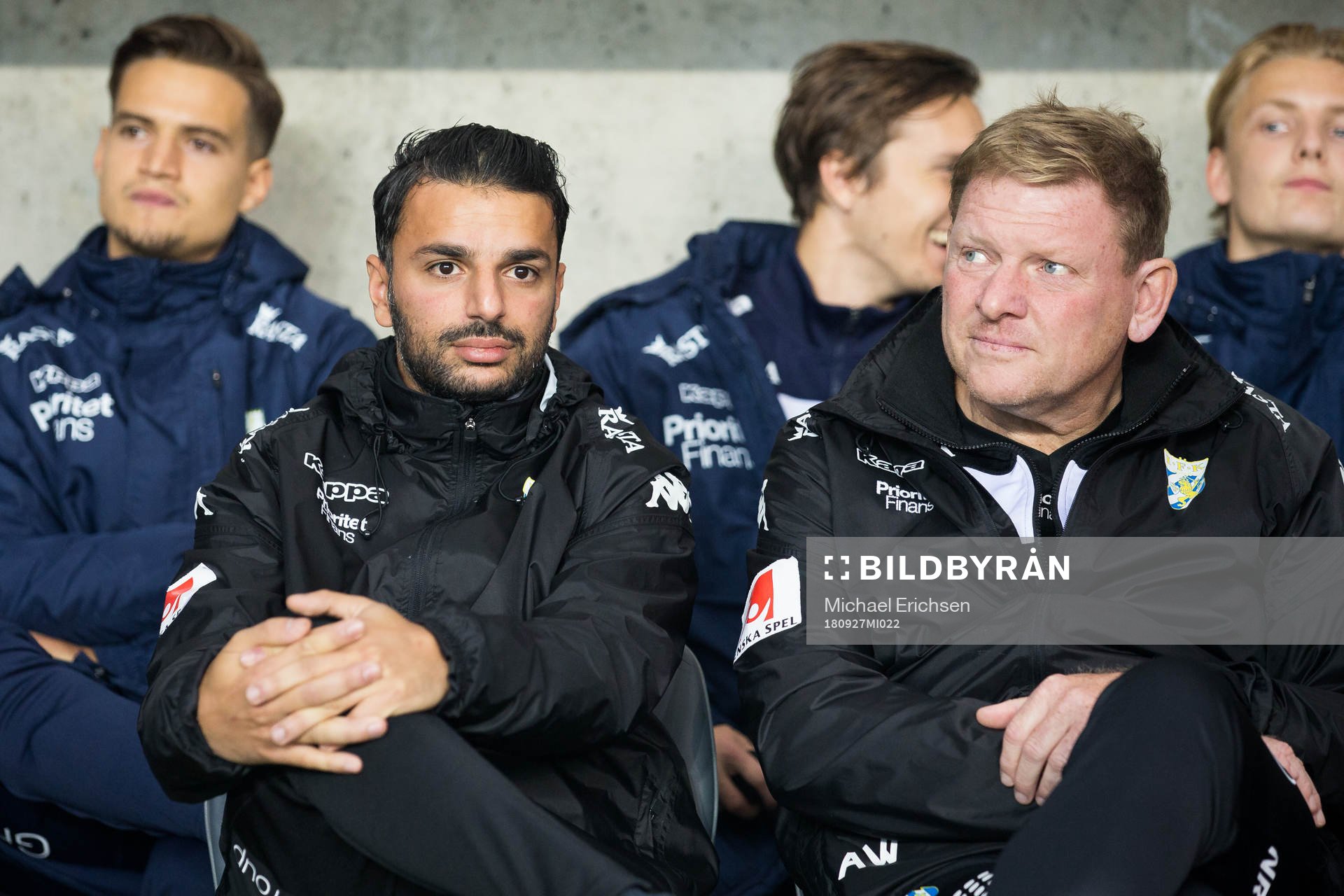 IFK Göteborgs tränare Poya Asbaghi och assisterande