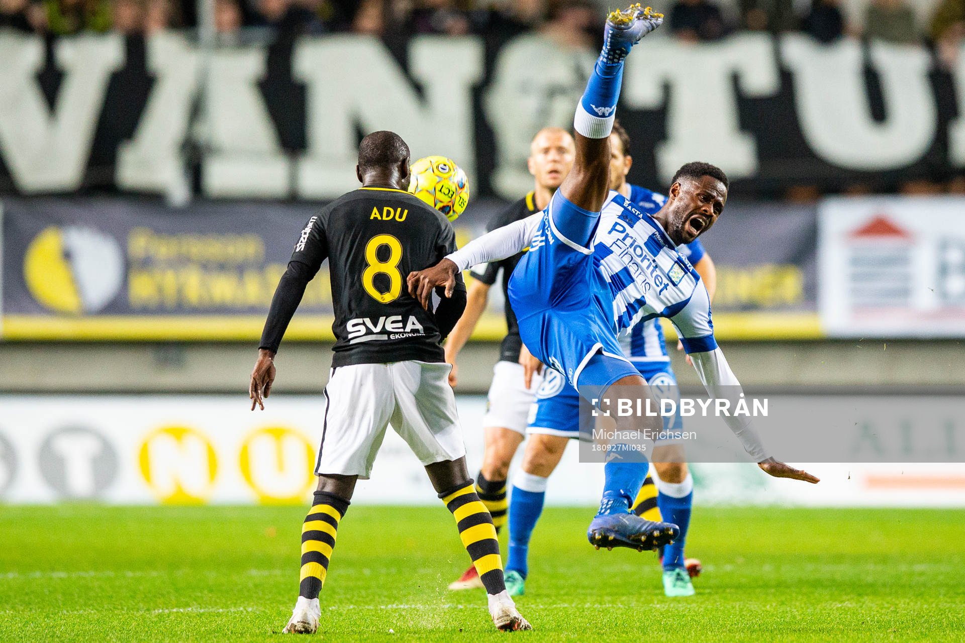 s Enoch Kofi Adu och IFK Göteborgs Vajebah Kaliefah Sakor