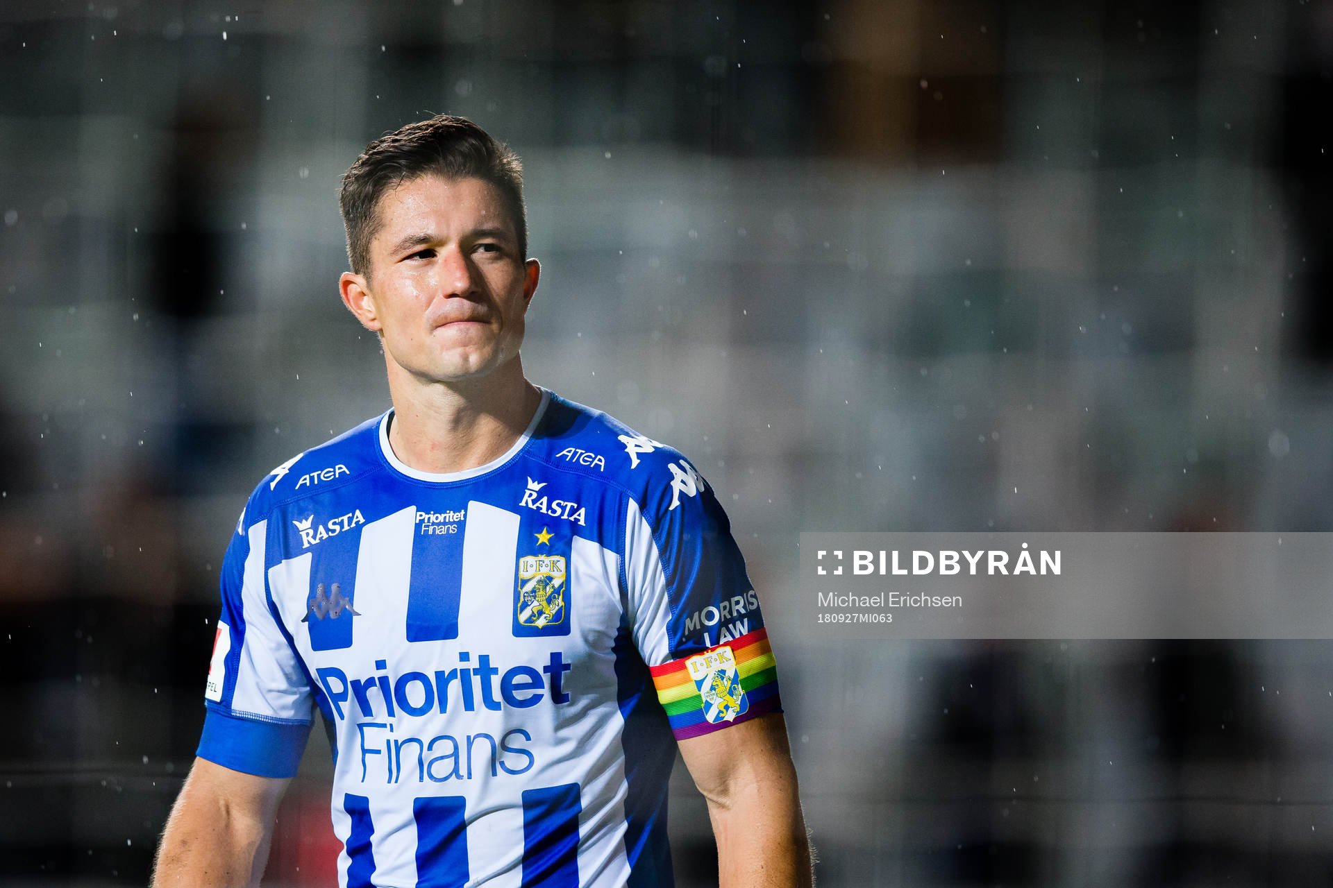 IFK Göteborgs lagkapten David Boo Wiklander deppar