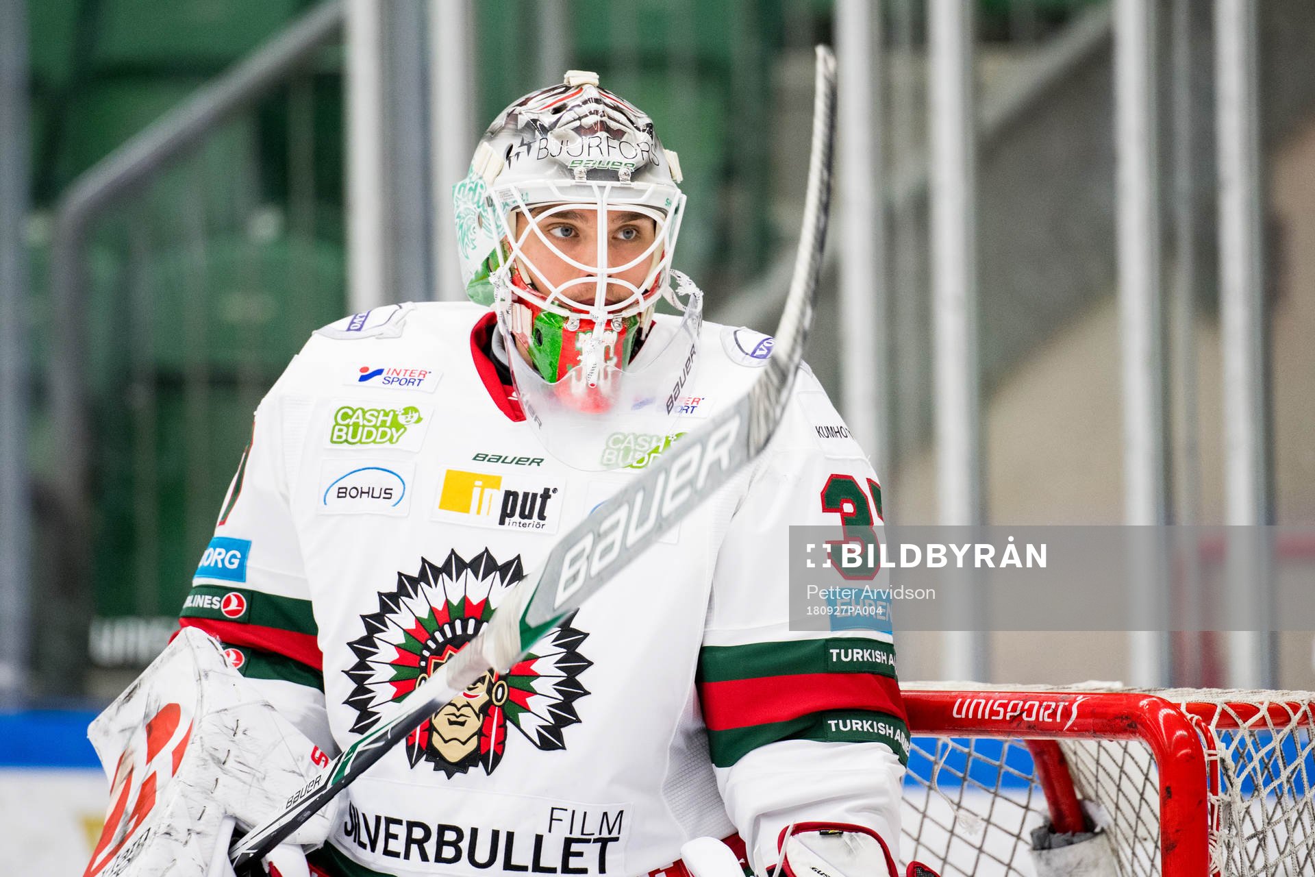 Frölundas målvakt Johan Gustafsson