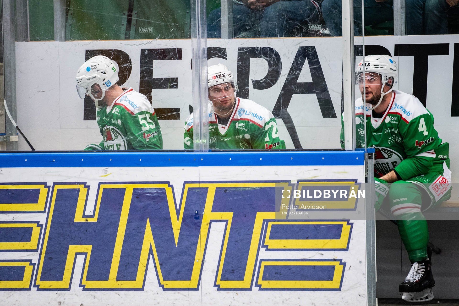 Rögles Ben,  Youds Daniel Zaar och Kodie Curran
