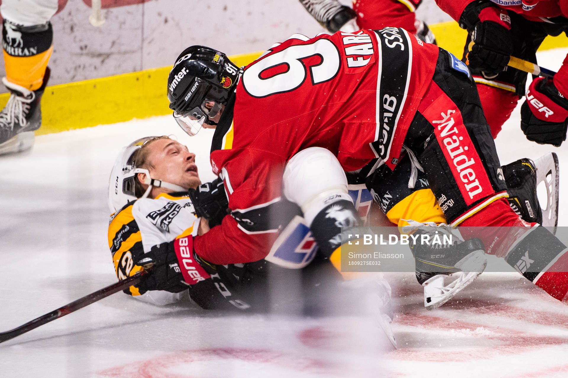 Luleås Austin Farley och Skellefteås Adam Pettersson