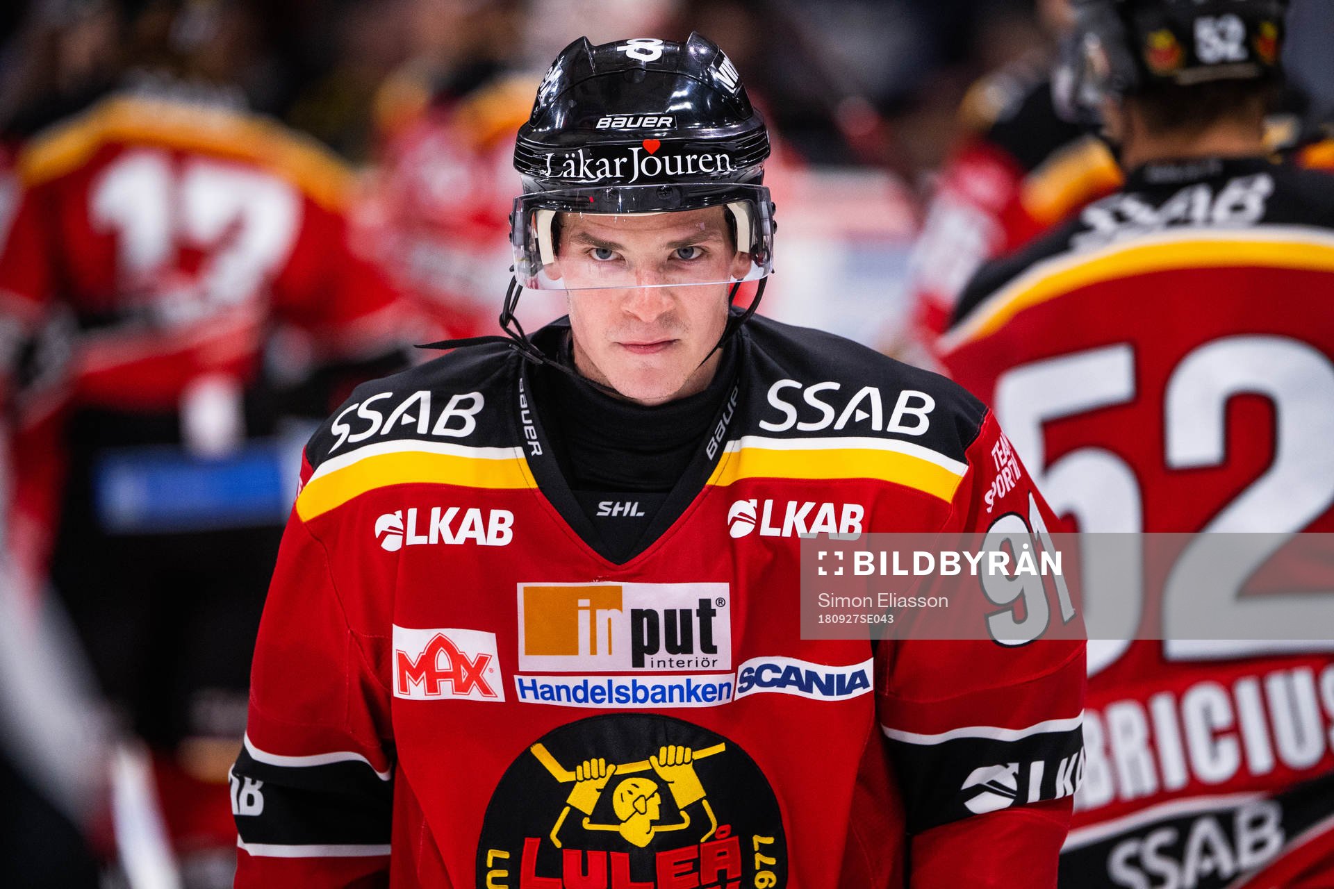 Luleås Austin Farley deppar