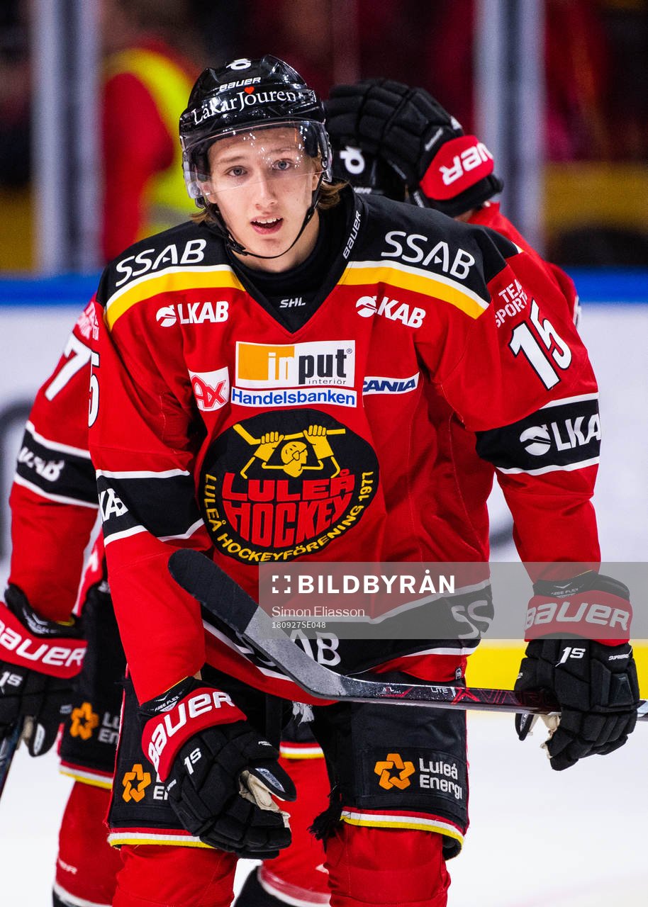 Luleås Carl Mattsson jublar